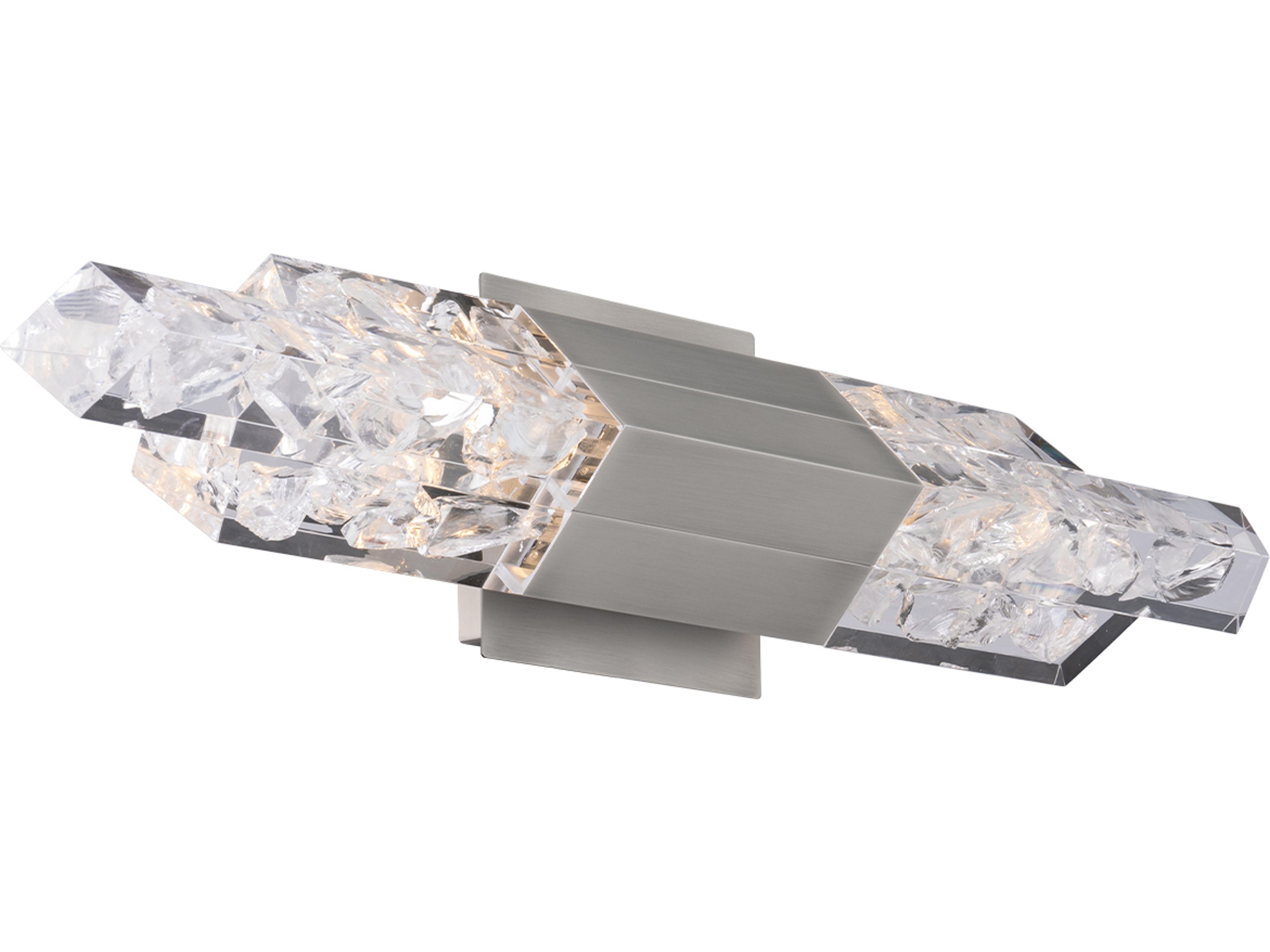 Montage 1-Light Brushed Nickel Vanity Light