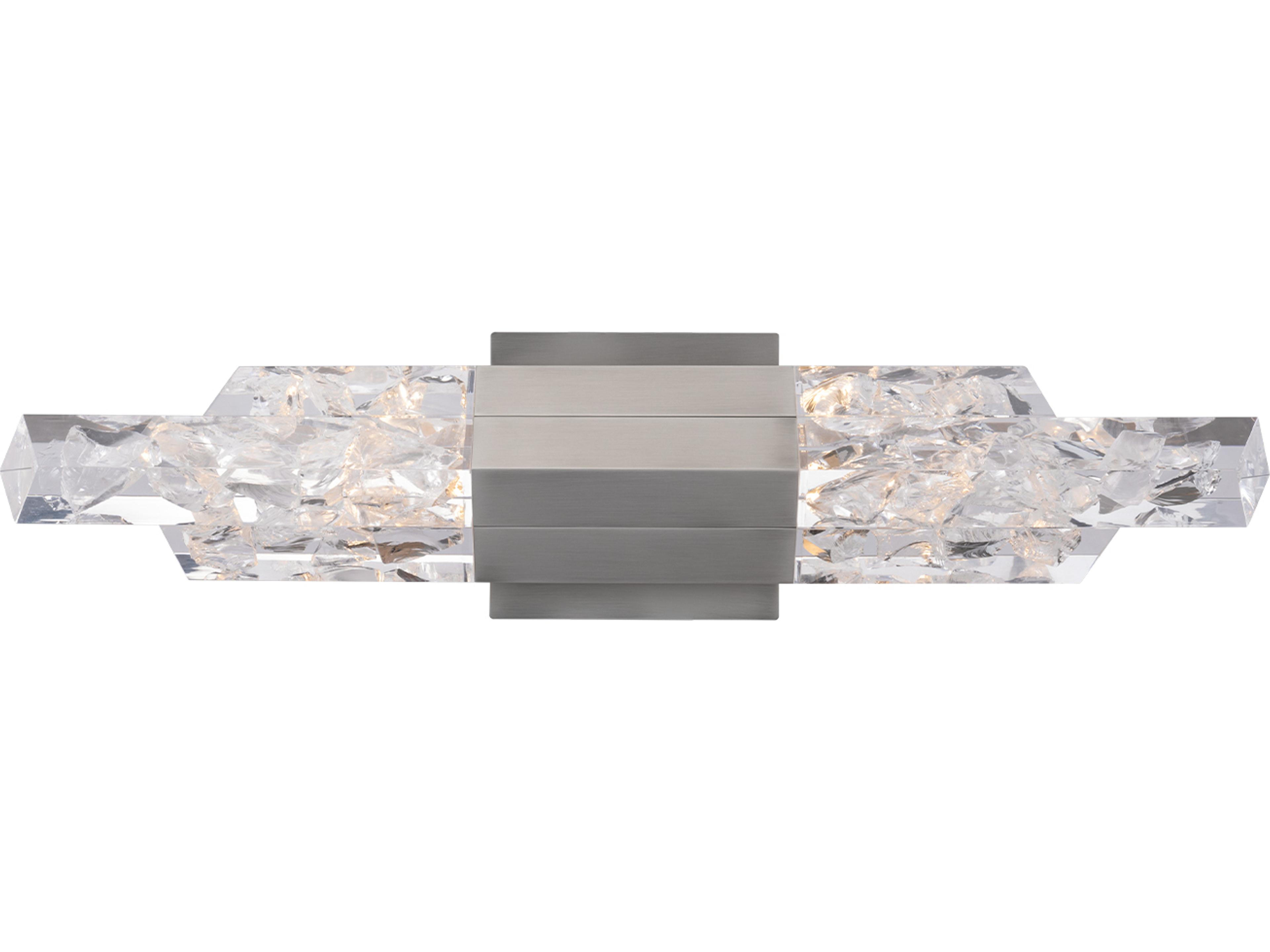 Modern Forms Montage 1-Light Brushed Nickel Vanity Light