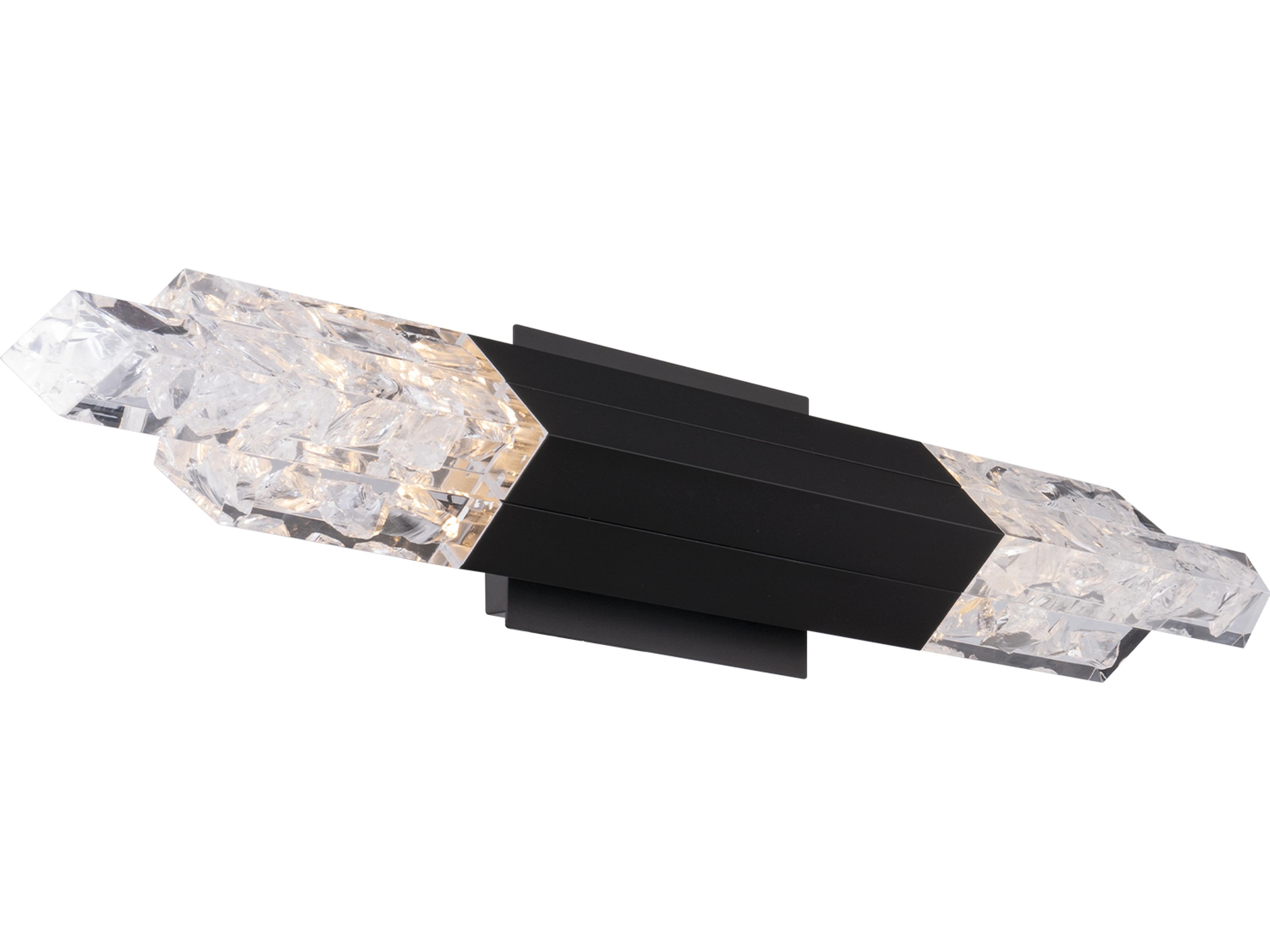 Modern Forms Montage 1-Light Black Vanity Light