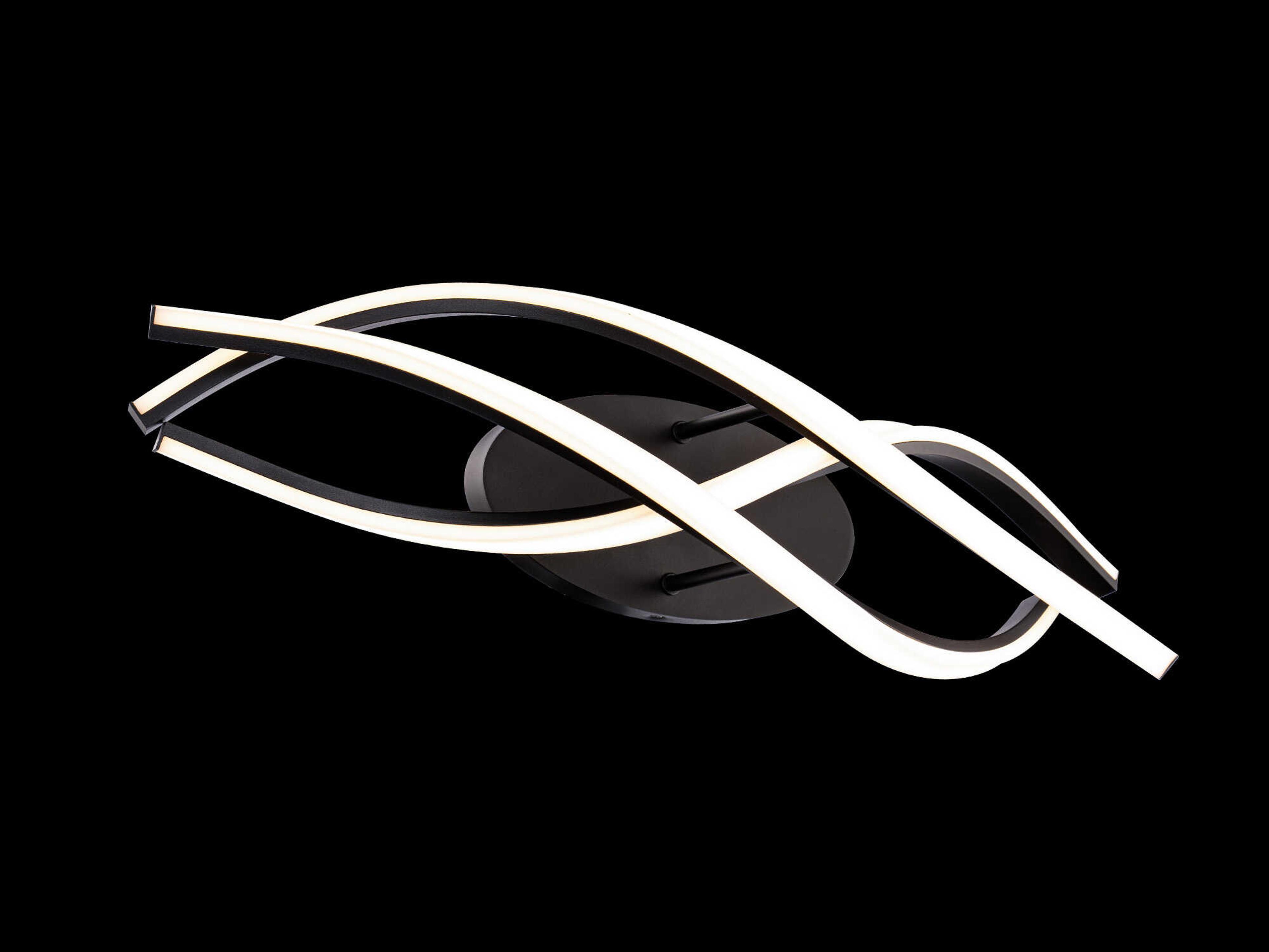 Modern Forms Lior 1-Light Black LED Vanity Light