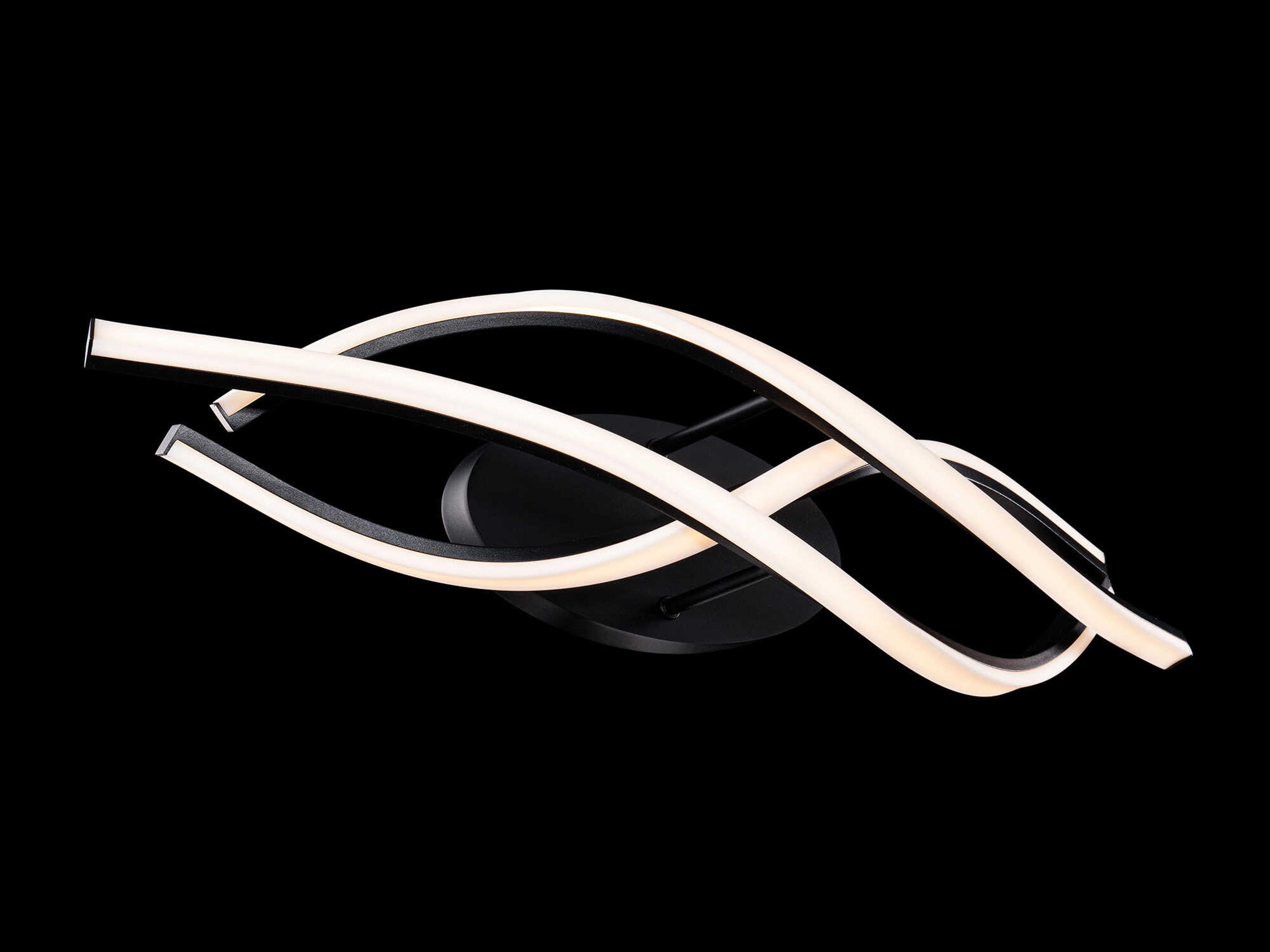 Modern Forms Lior 1-Light Black LED Vanity Light