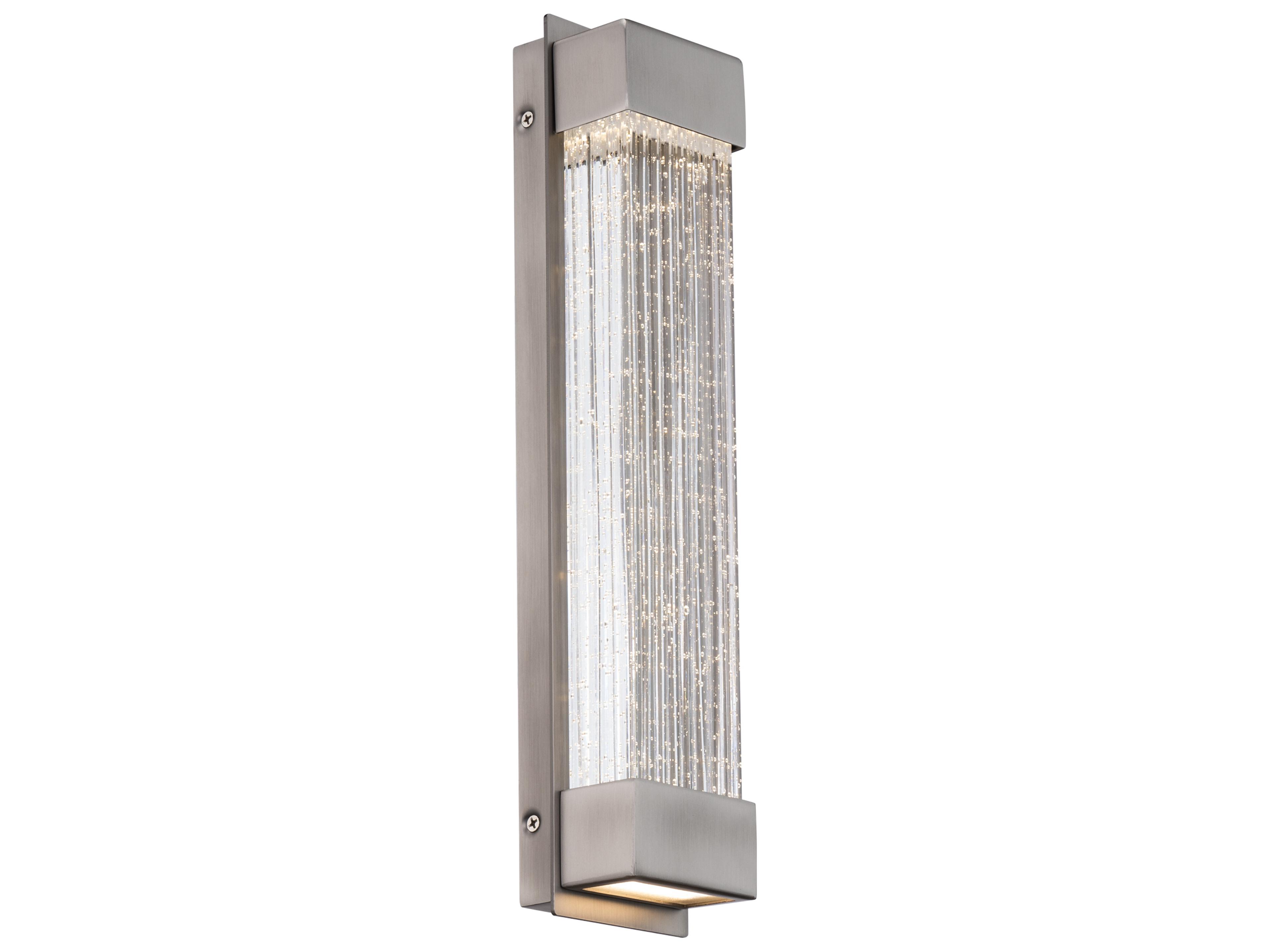 Tower 1-Light Brushed Nickel Vanity Light