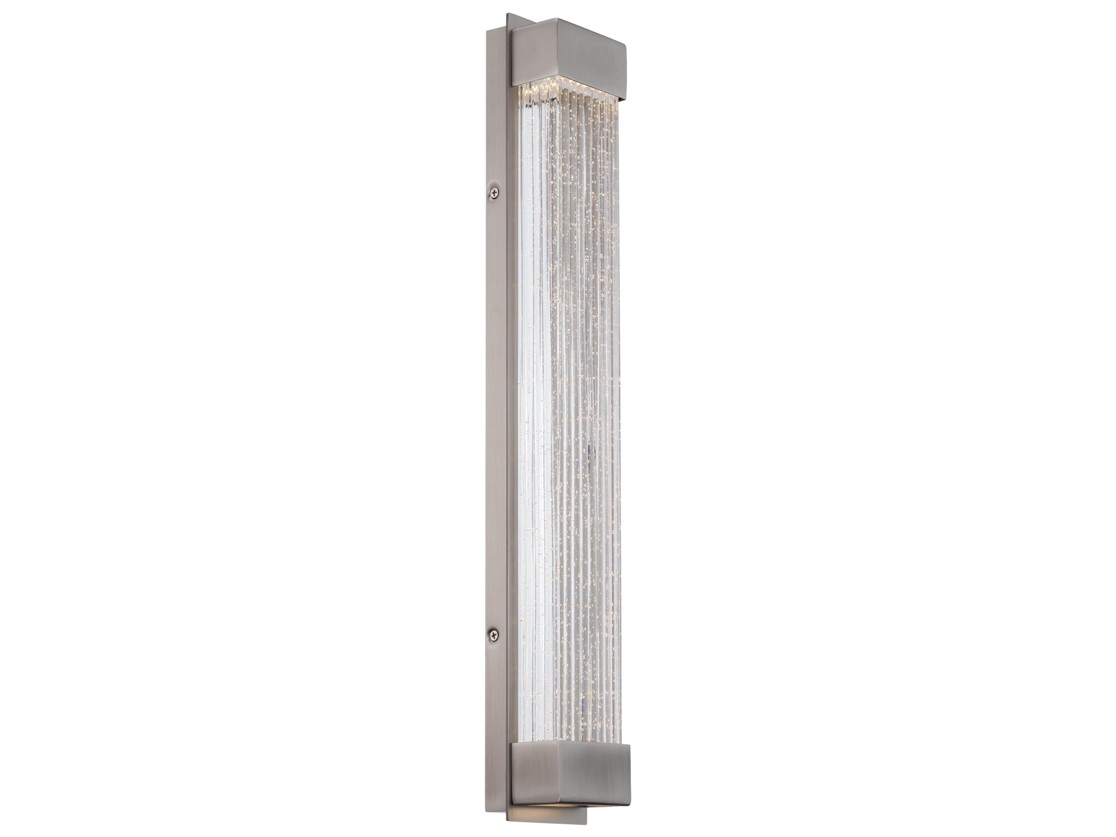 Tower 1-Light Brushed Nickel Vanity Light