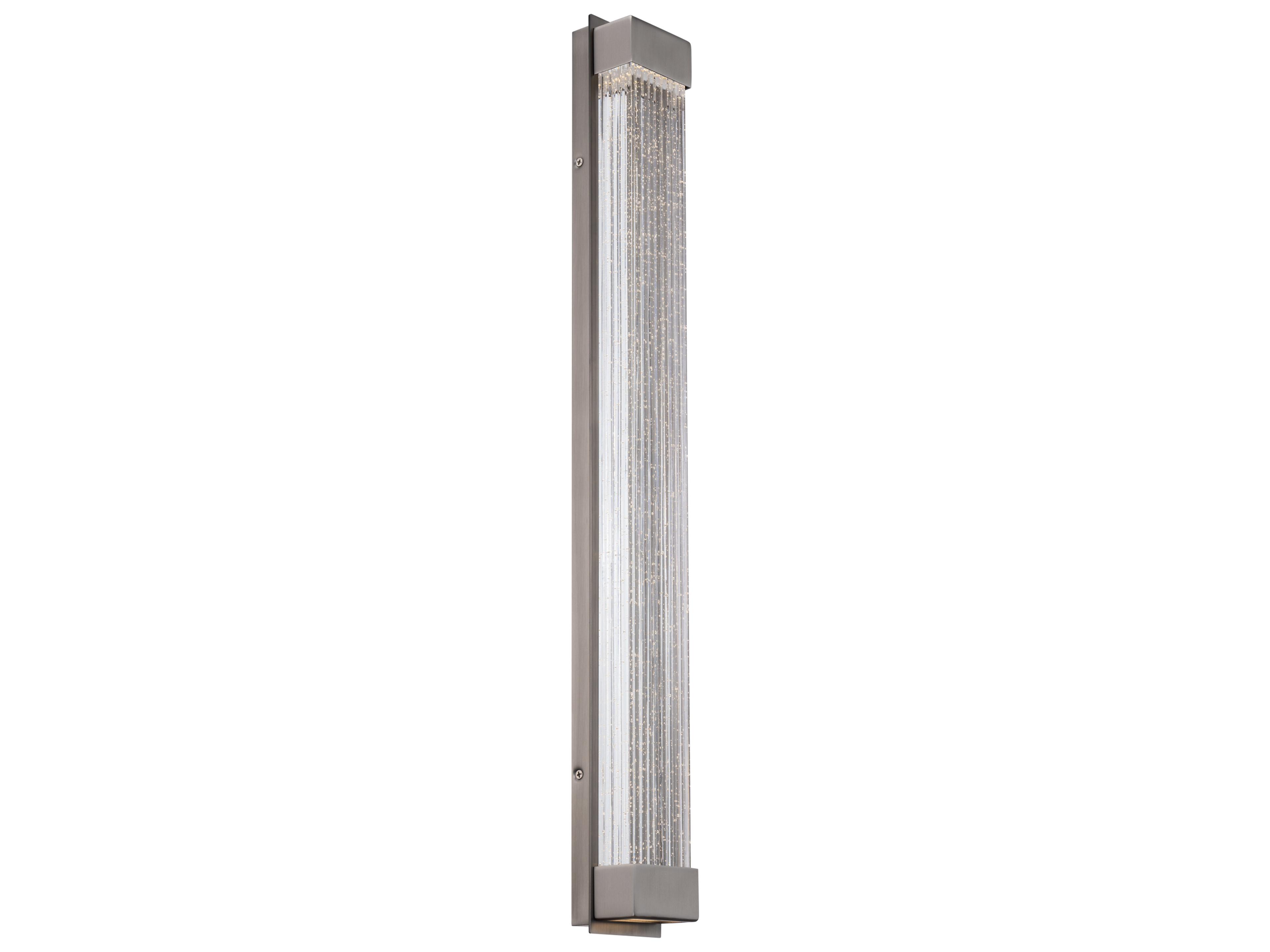 Tower 1-Light Brushed Nickel Vanity Light