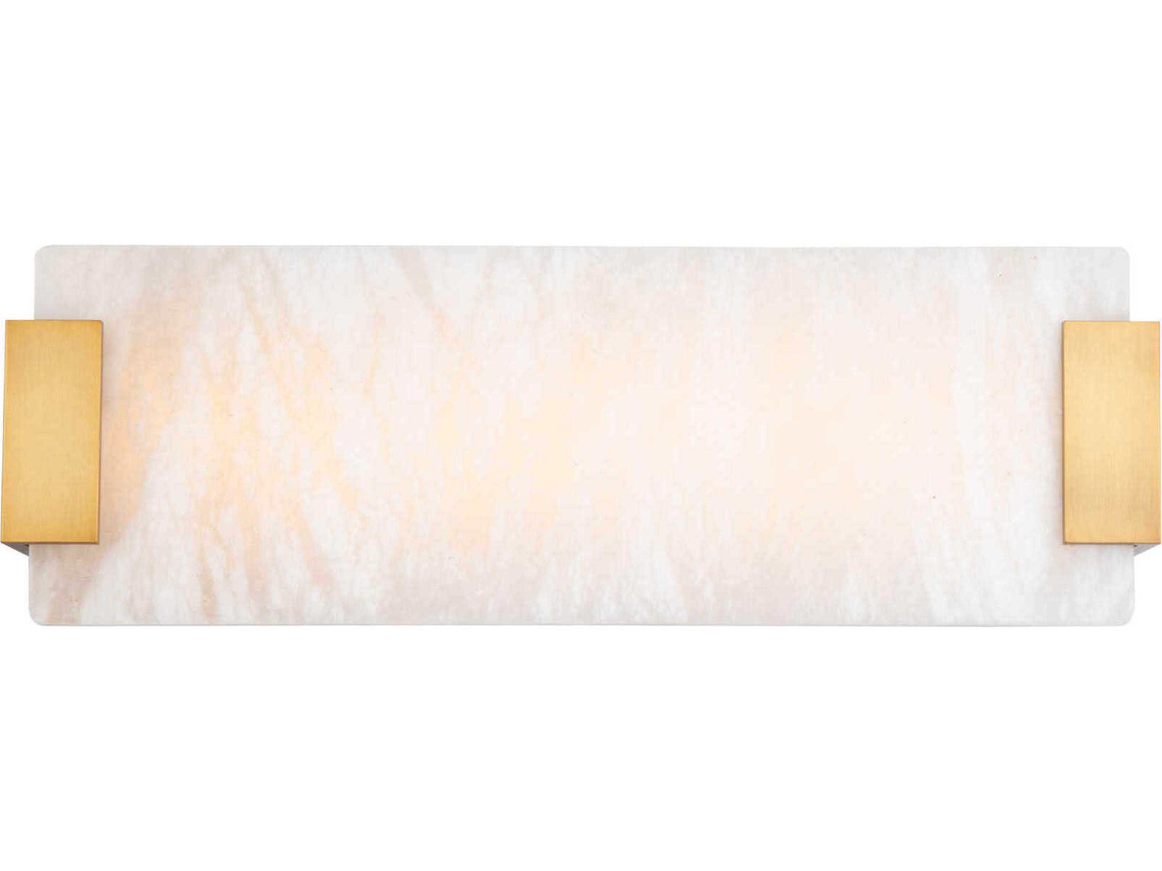 Modern Forms Quarry 1-Light Aged Brass LED Vanity Light