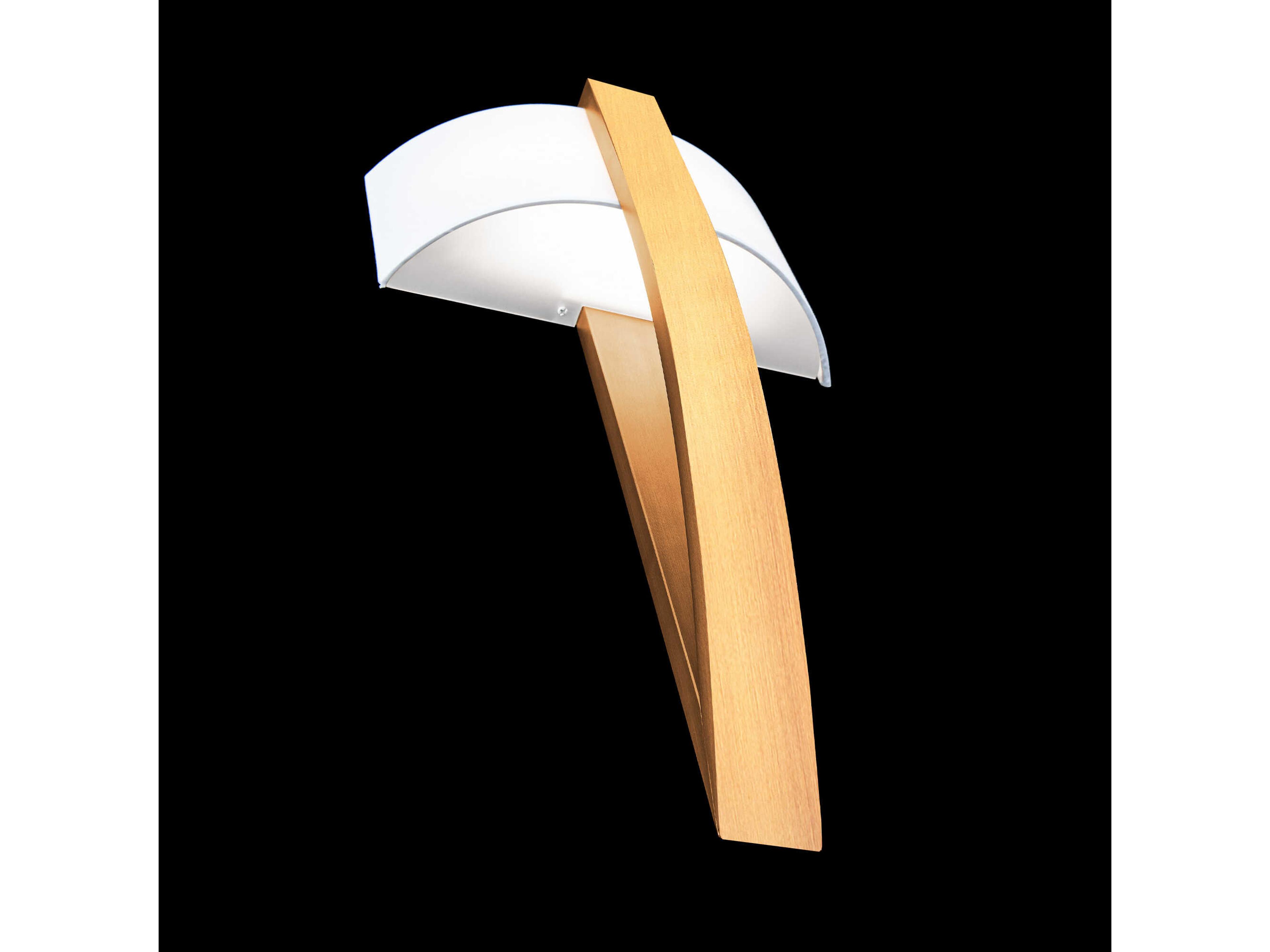 Modern Forms Curvana 1-Light Aged Brass LED Wall Sconce