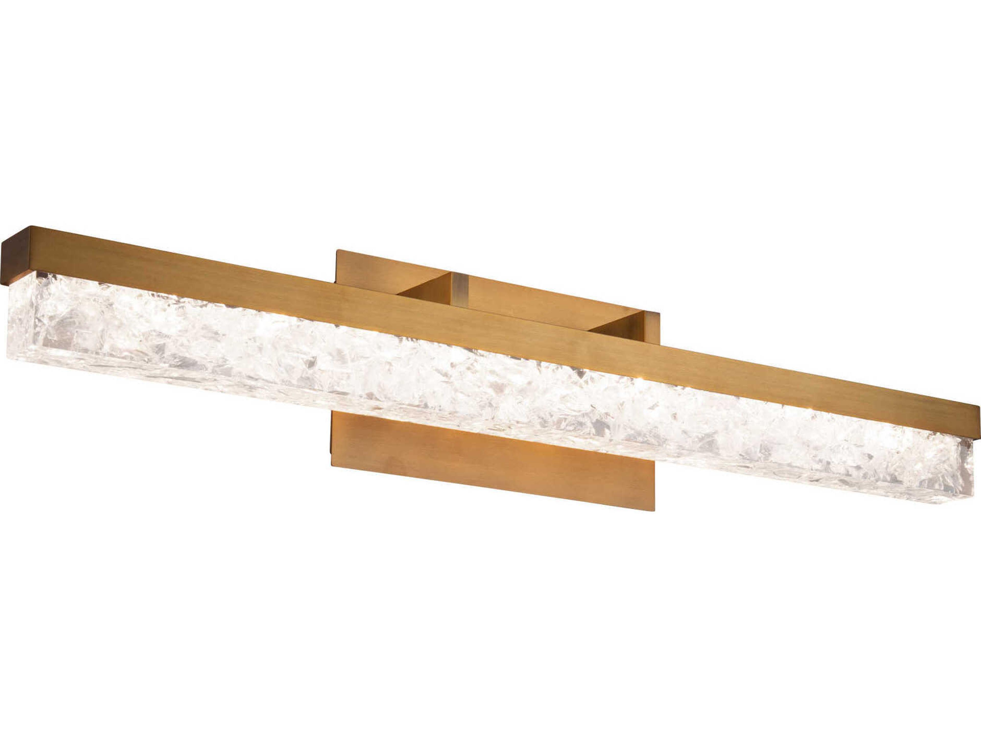 Minx LED Vanity Light Aged Brass Stunning Bath Bar