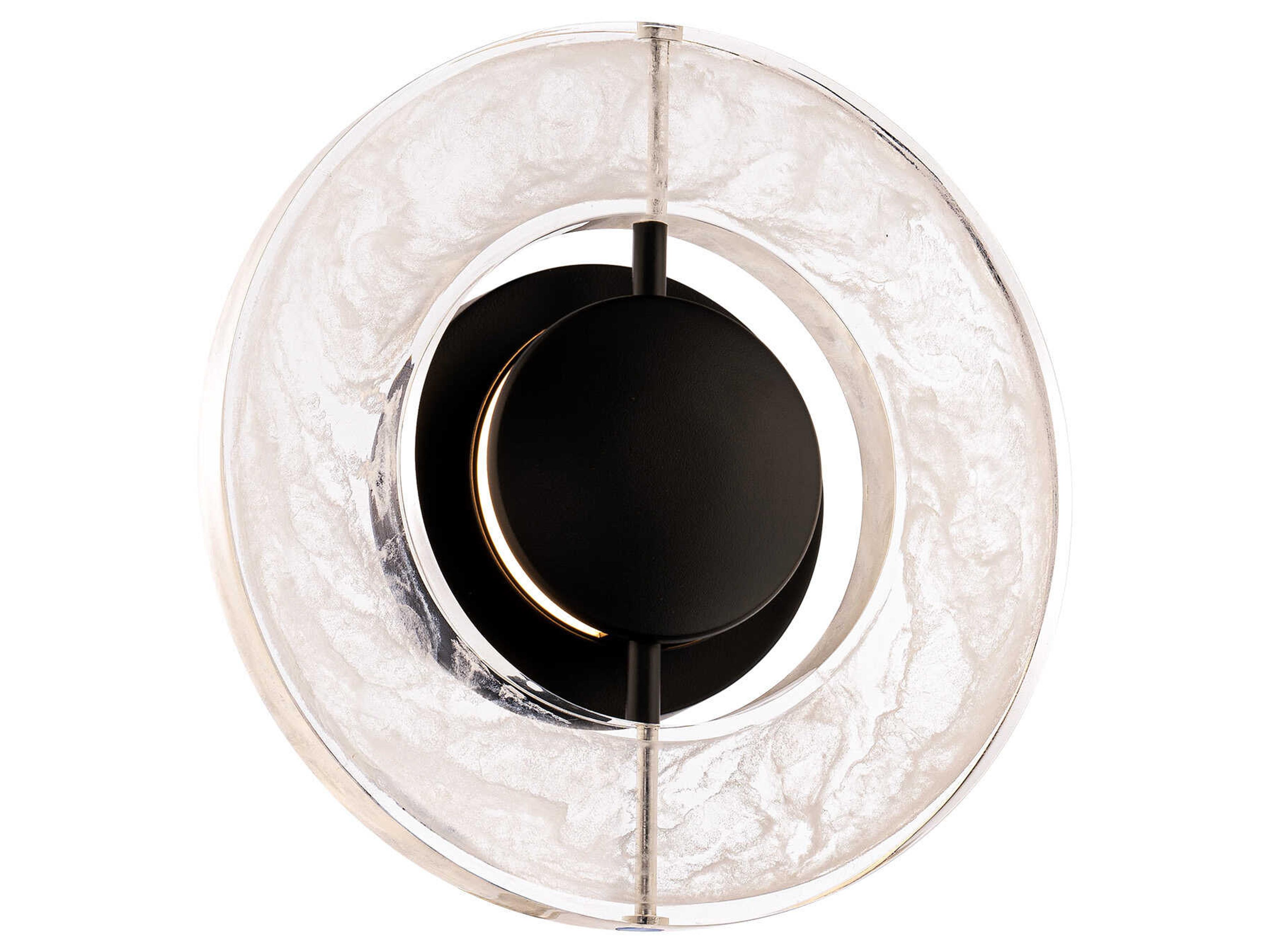 Modern Forms Cymbal 1-Light Black LED Wall Sconce