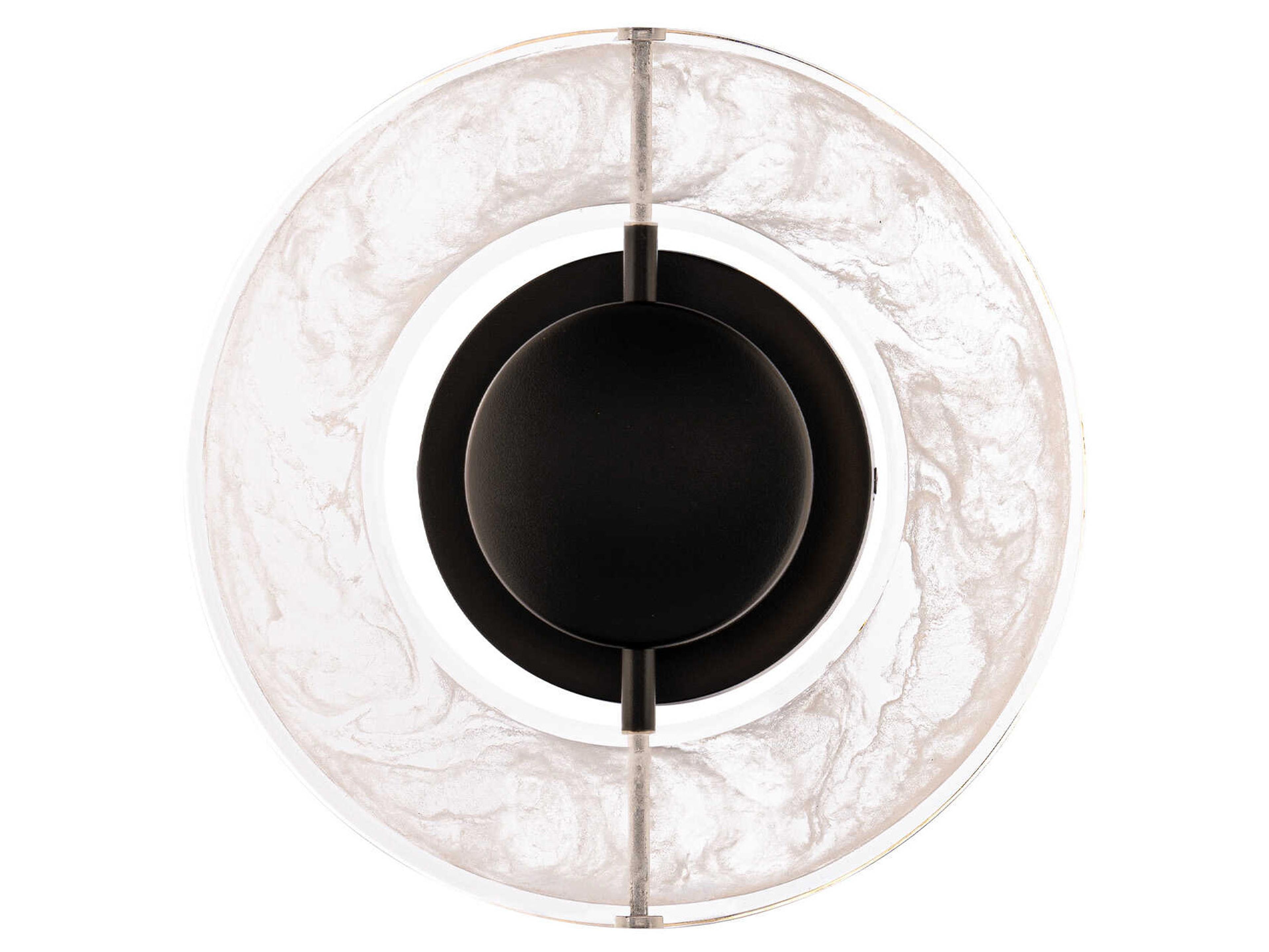 Modern Forms Cymbal 1-Light Black LED Wall Sconce