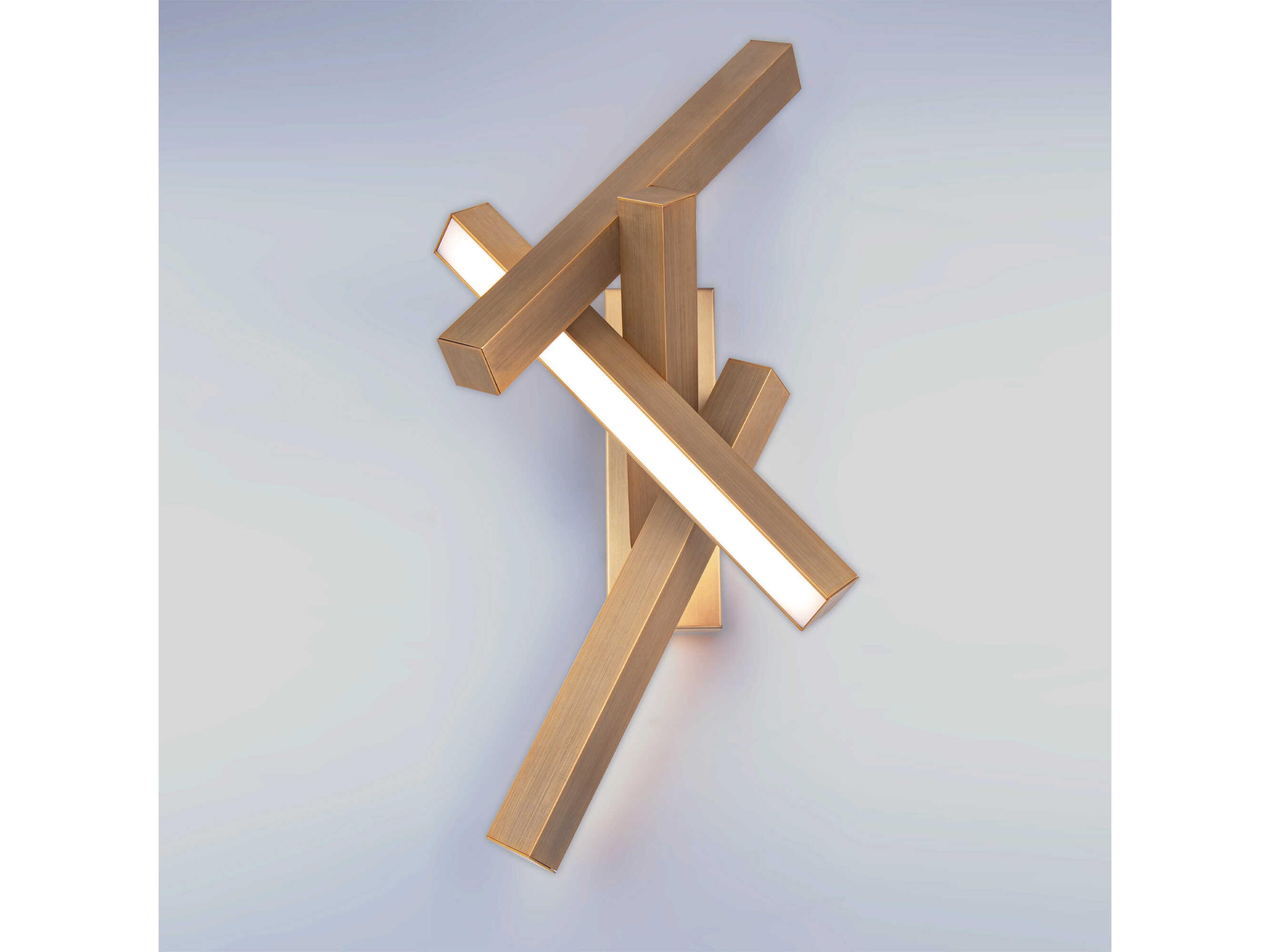 Modern Forms Chaos 4-Light Aged Brass LED Wall Sconce