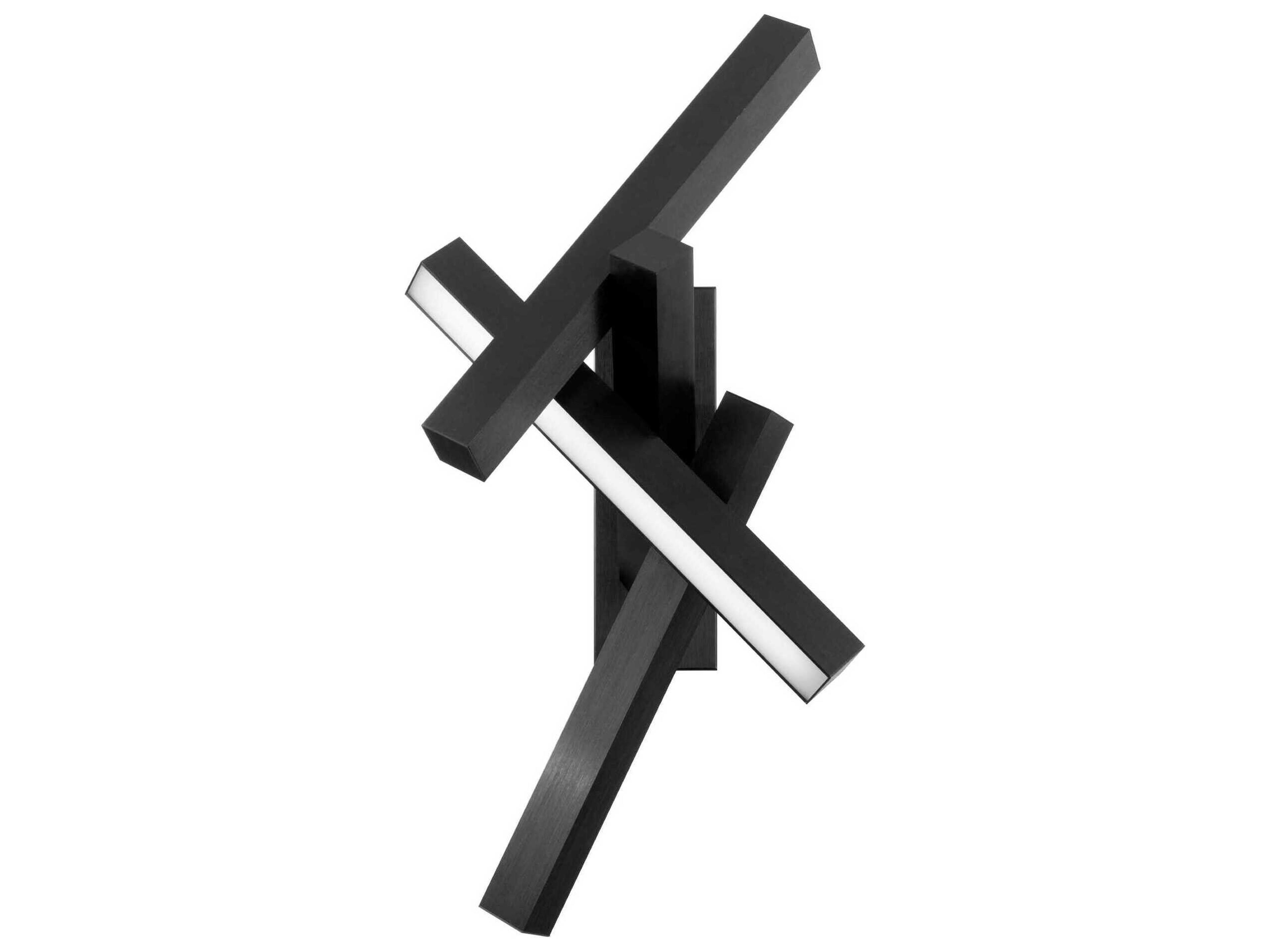 Modern Forms Chaos 4-Light Black LED Wall Sconce