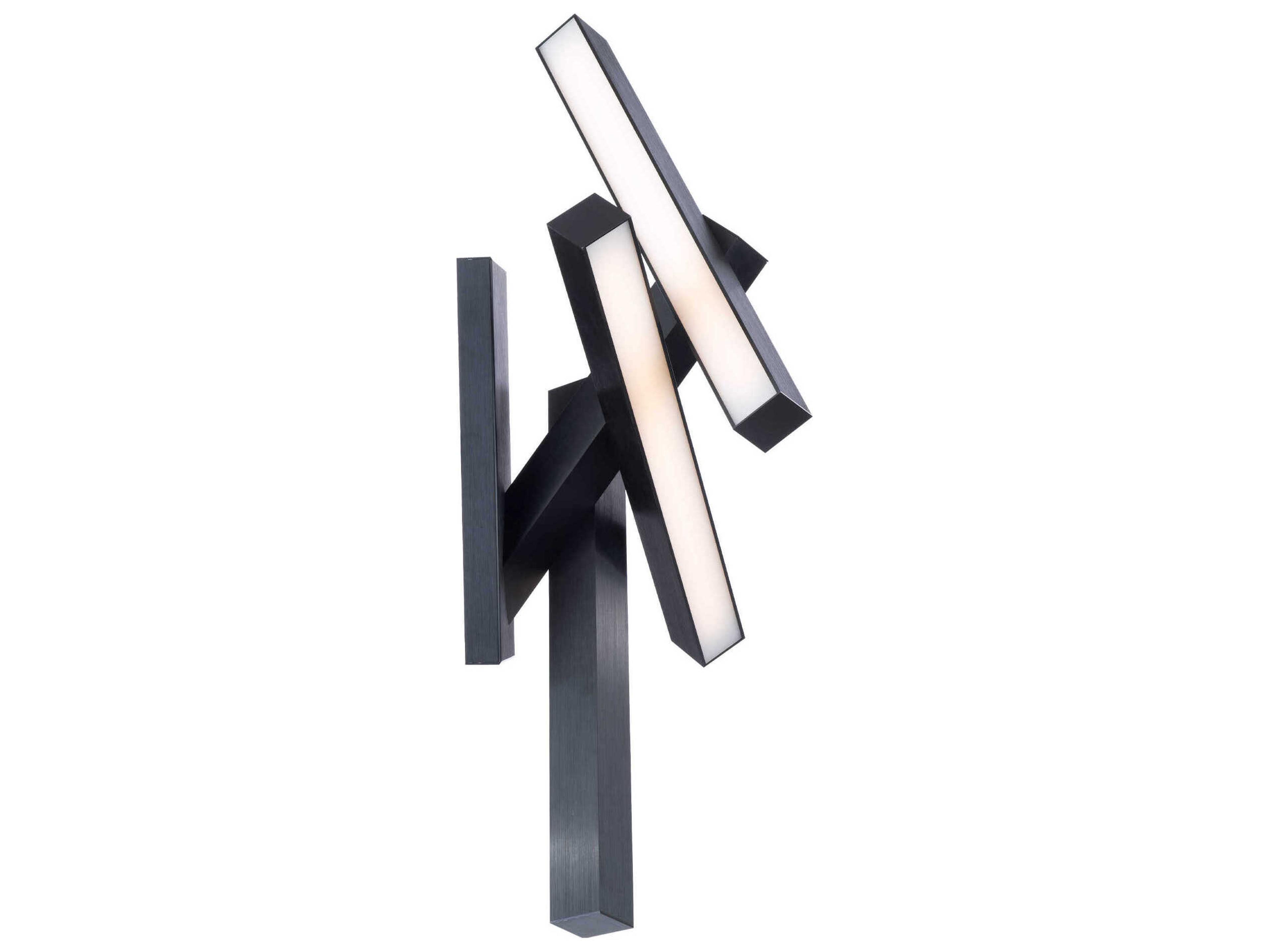 Modern Forms Chaos 4-Light Black LED Wall Sconce