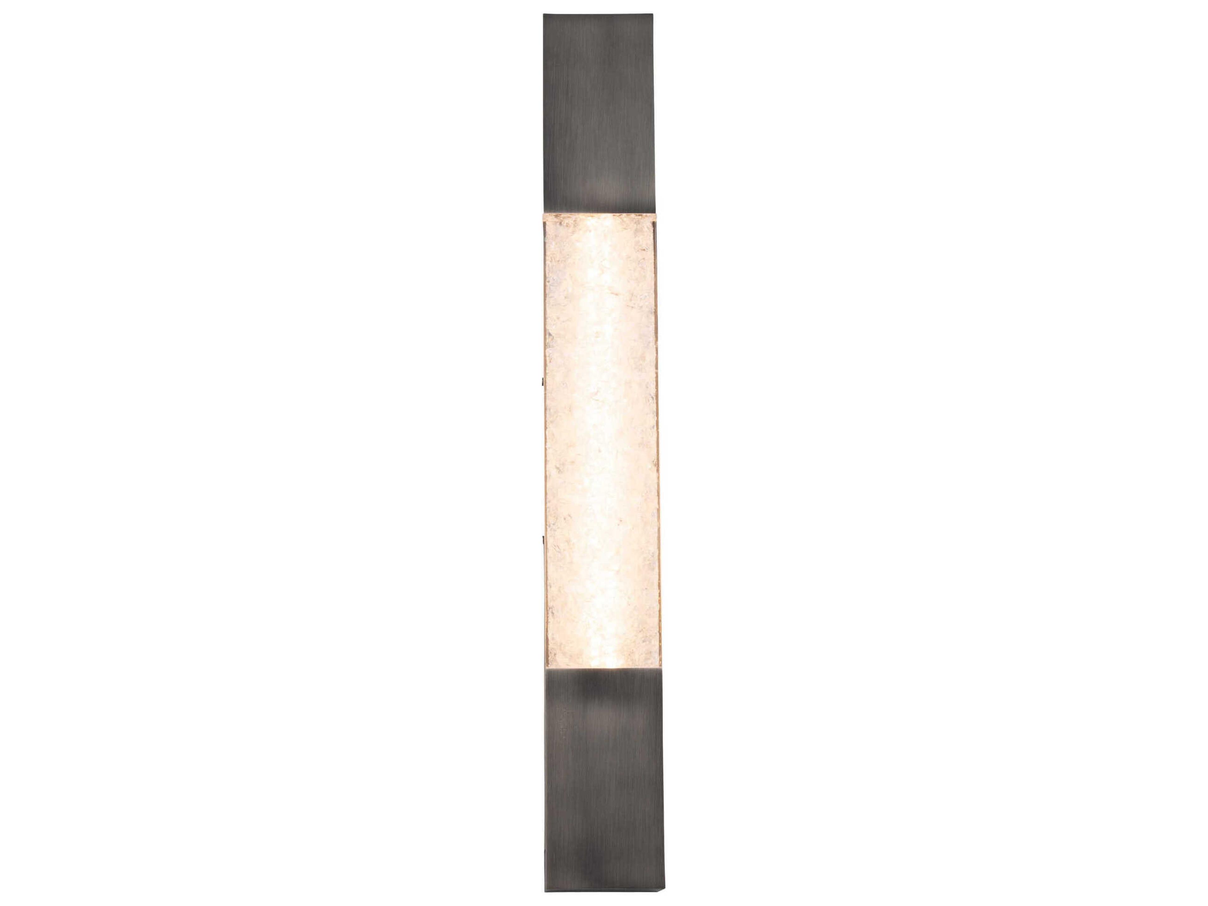 Modern Forms Ember 1-Light Antique Nickel Crystal LED Wall Sconce