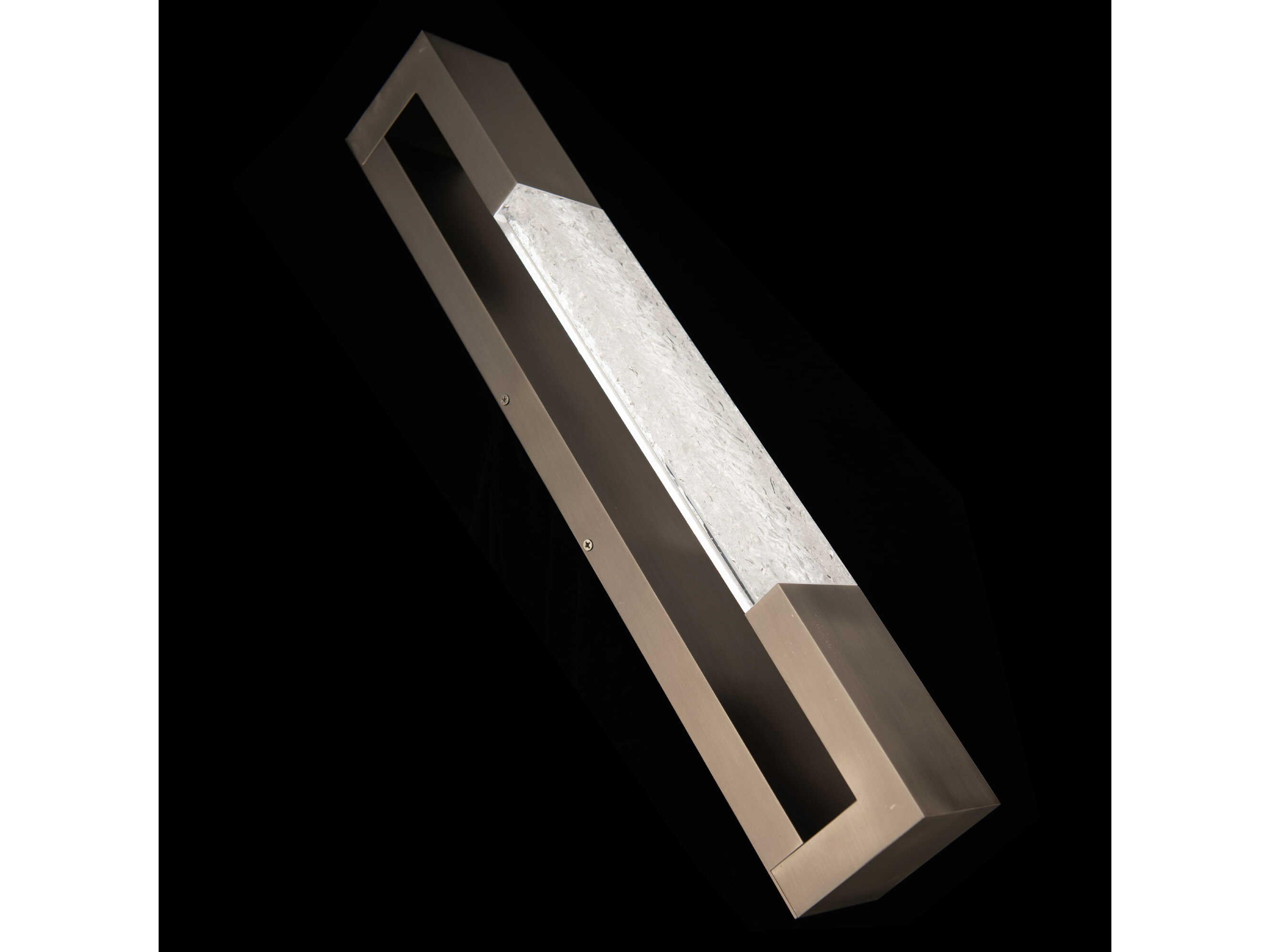 Modern Forms Ember 1-Light Antique Nickel Crystal LED Wall Sconce