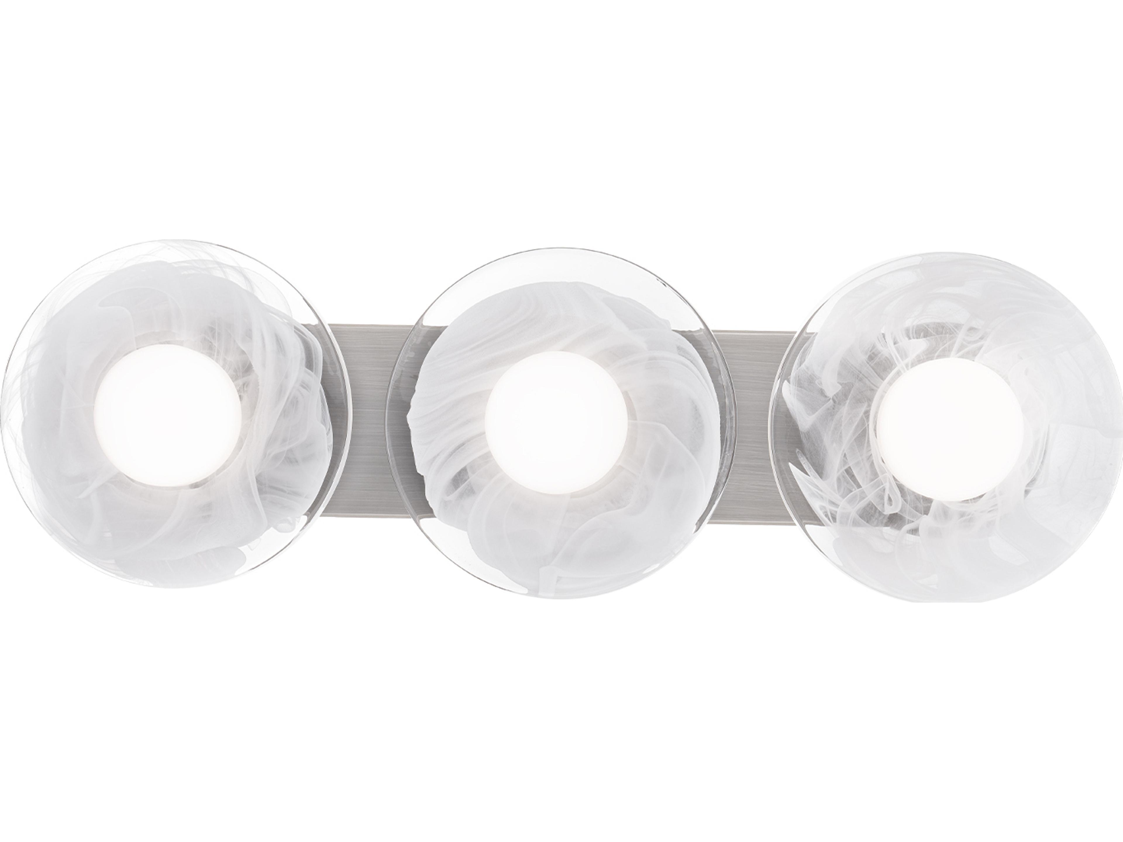 Modern Forms Fresco 3-Light Brushed Nickel Vanity Light