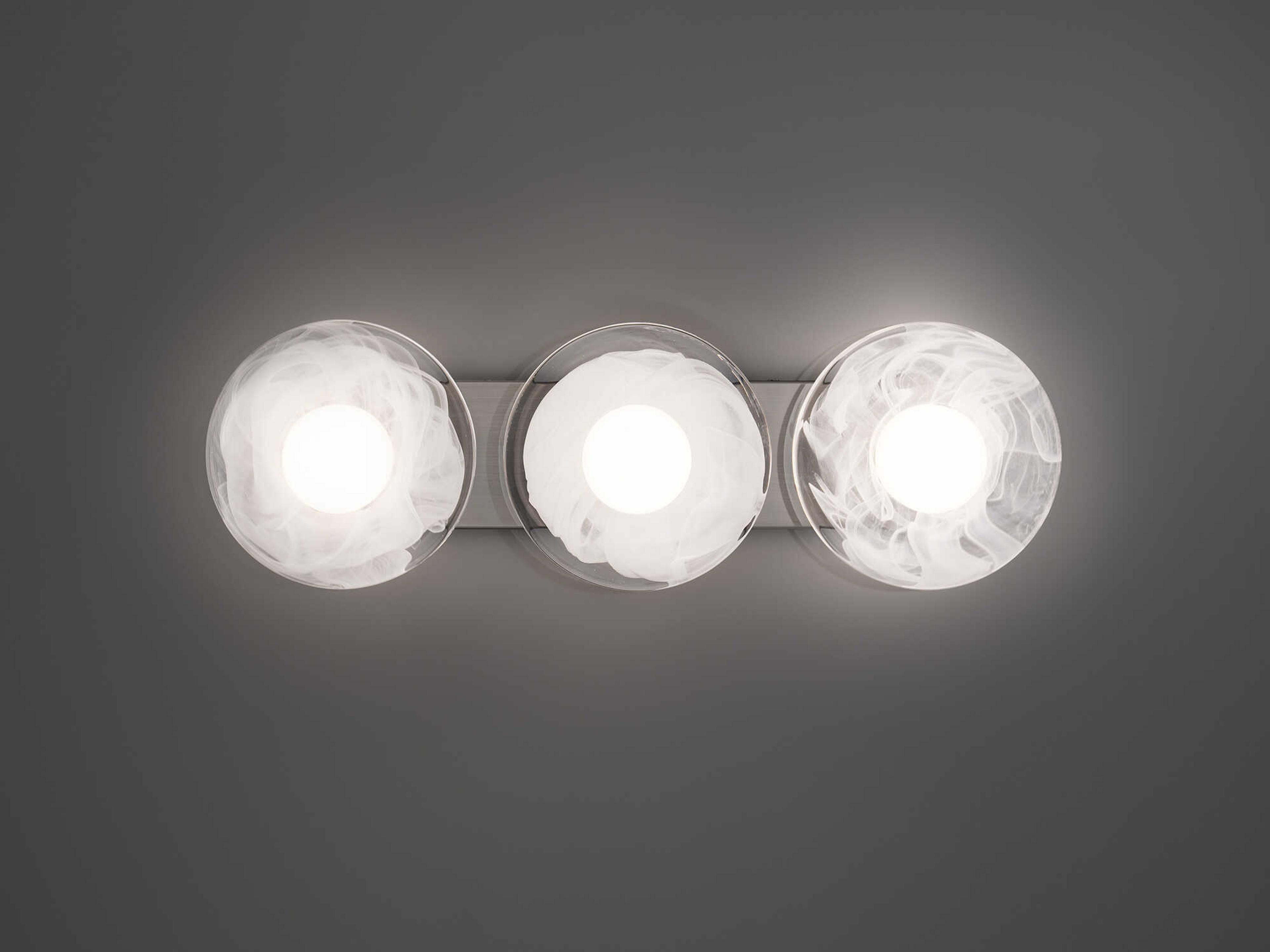 Modern Forms Fresco 3-Light Brushed Nickel Vanity Light