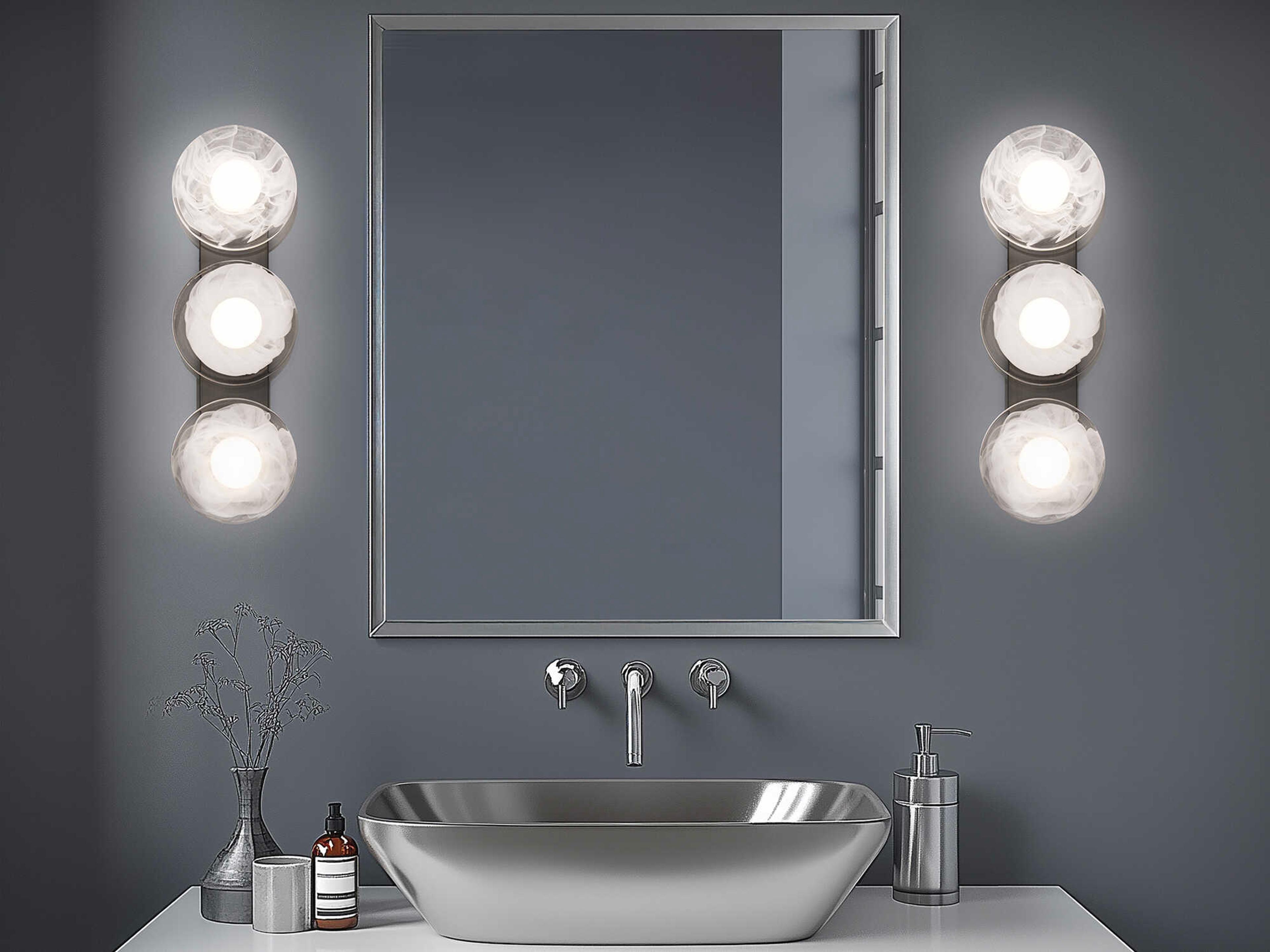 Modern Forms Fresco 3-Light Brushed Nickel Vanity Light