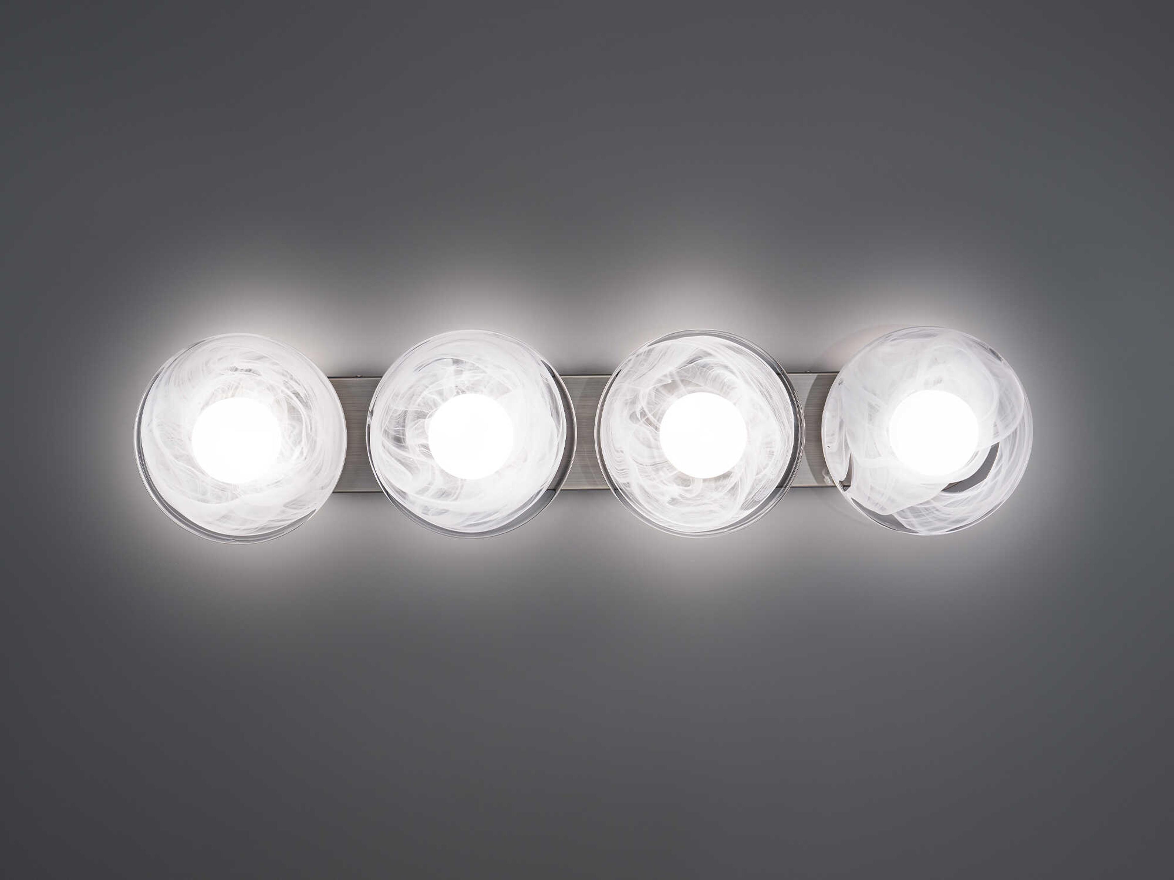 Modern Forms Fresco 4-Light Brushed Nickel Vanity Light