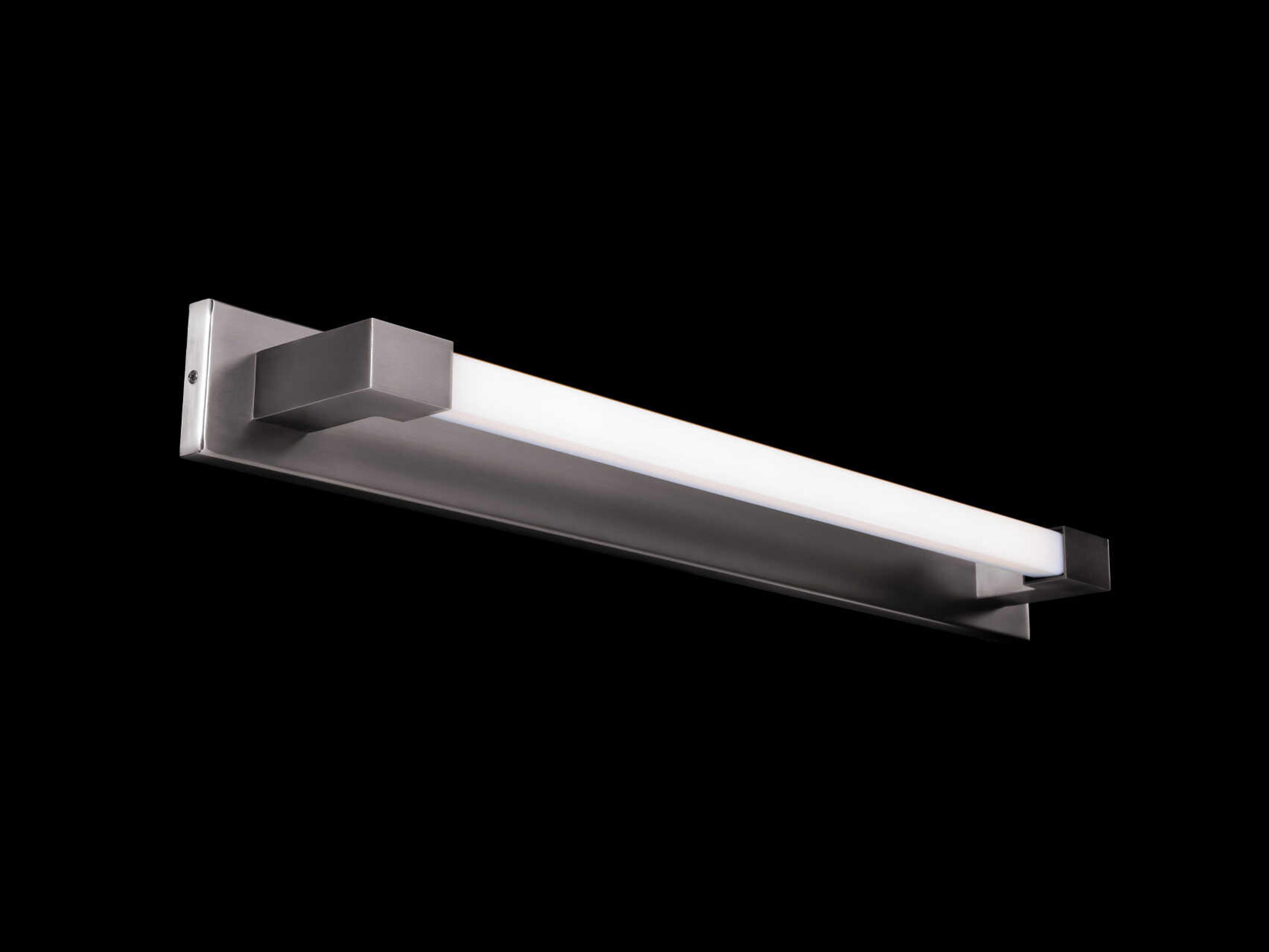 Modern Forms Barre 1-Light Brushed Nickel LED Vanity Light