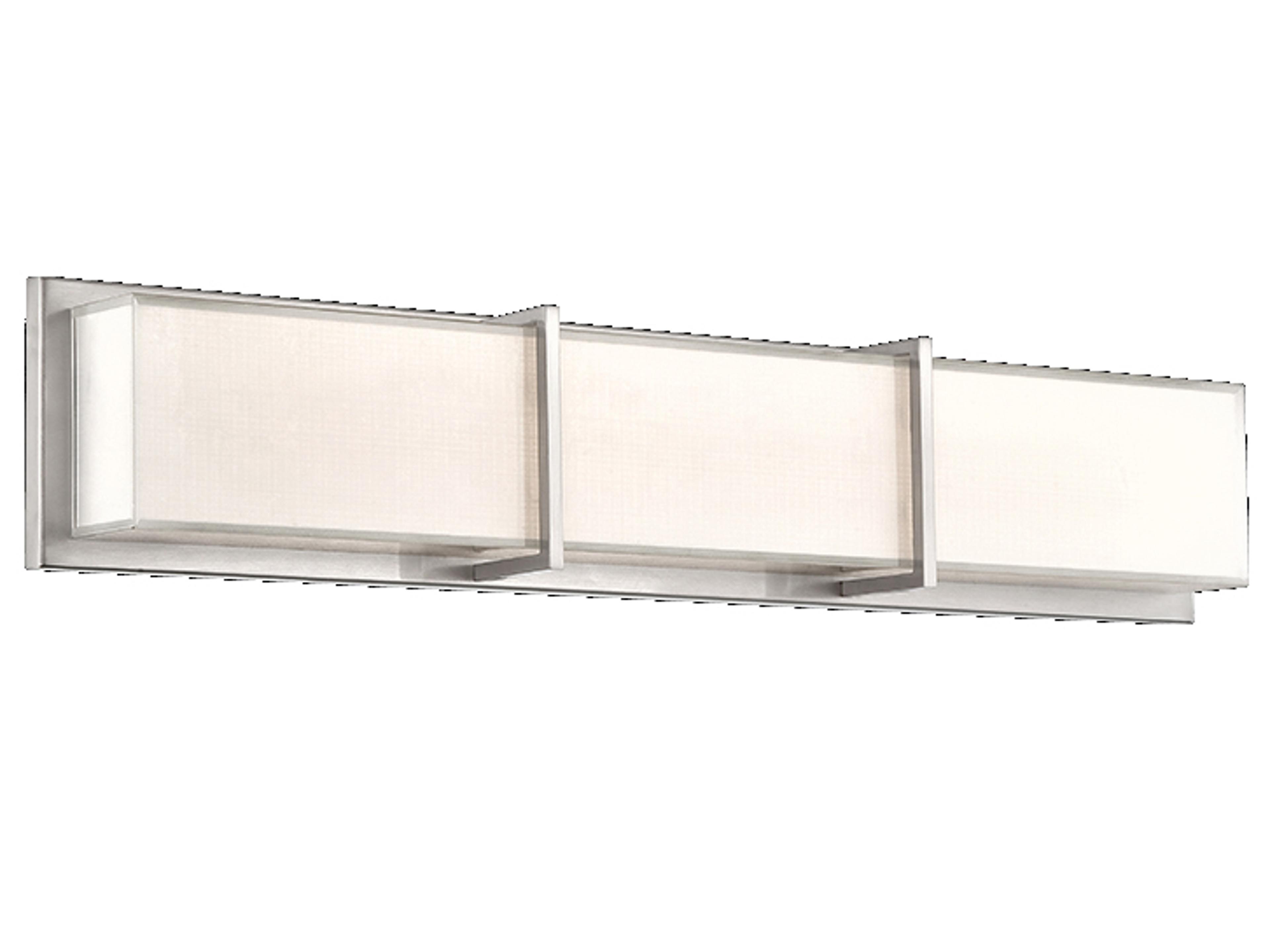 Bahn 1-Light Brushed Nickel Glass LED Vanity Light
