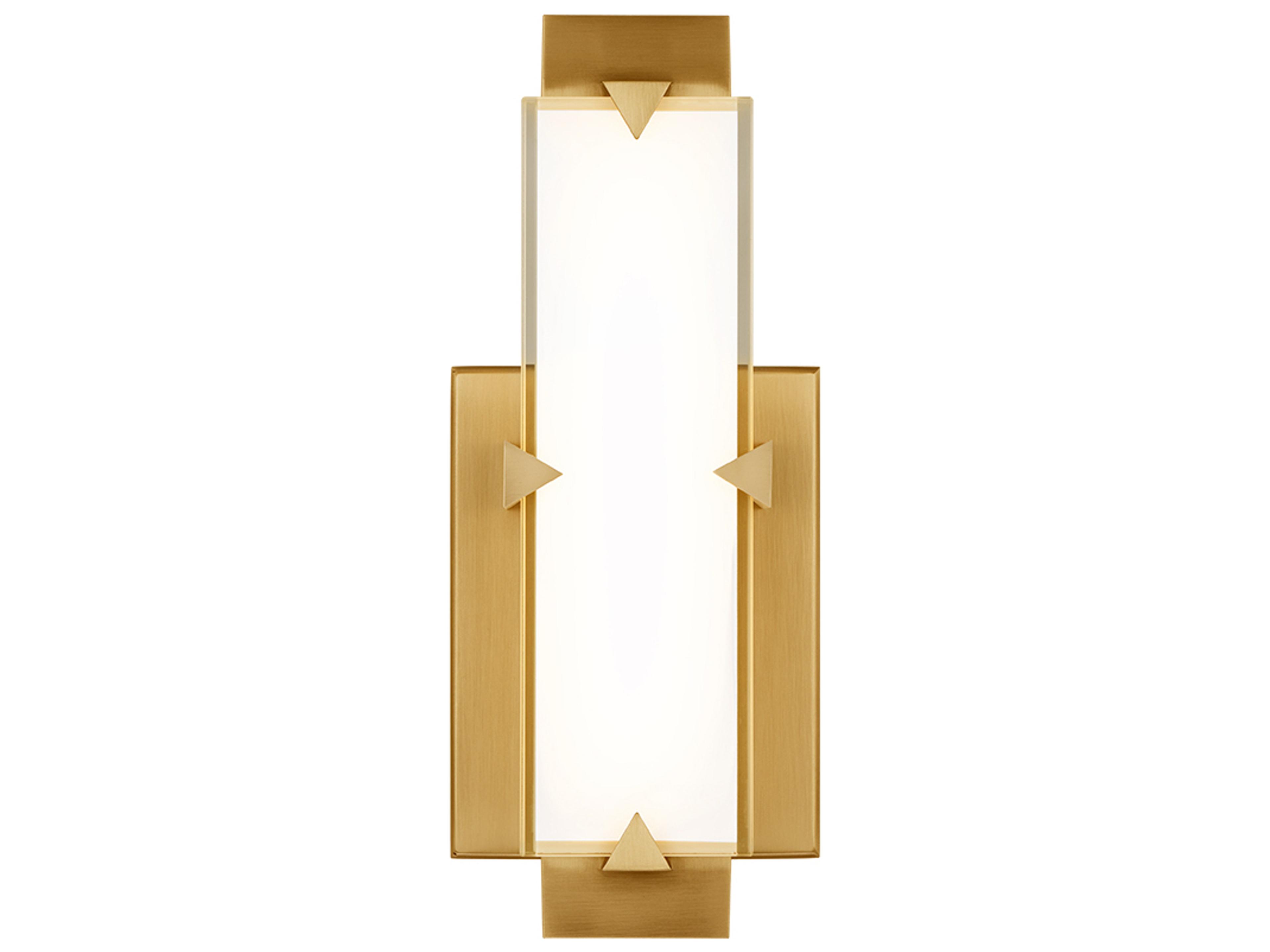 Carlisle 1-Light Aged Brass Wall Sconce