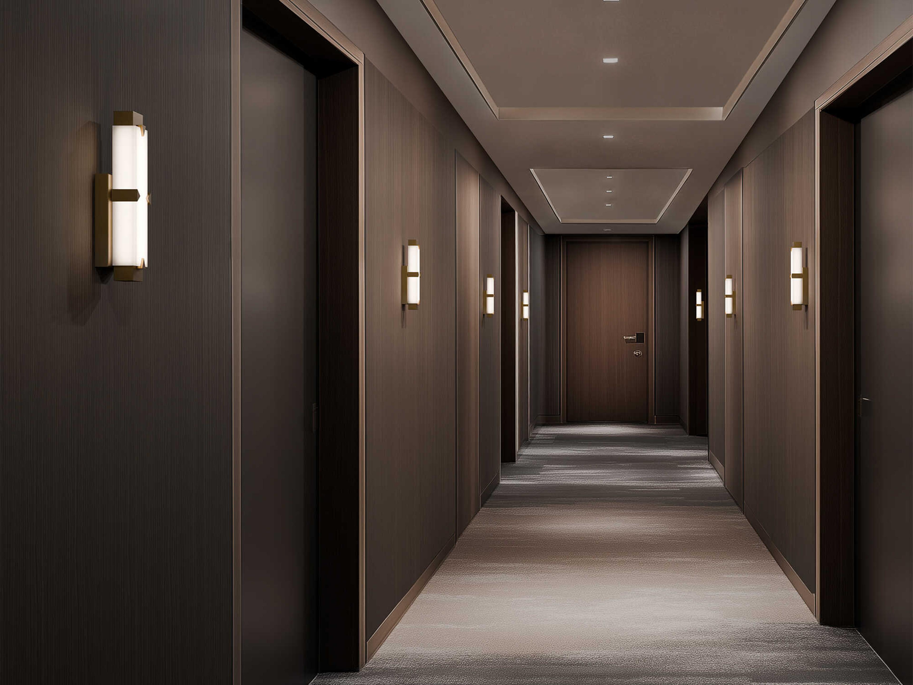 Modern Forms Carlisle 1-Light Aged Brass Wall Sconce