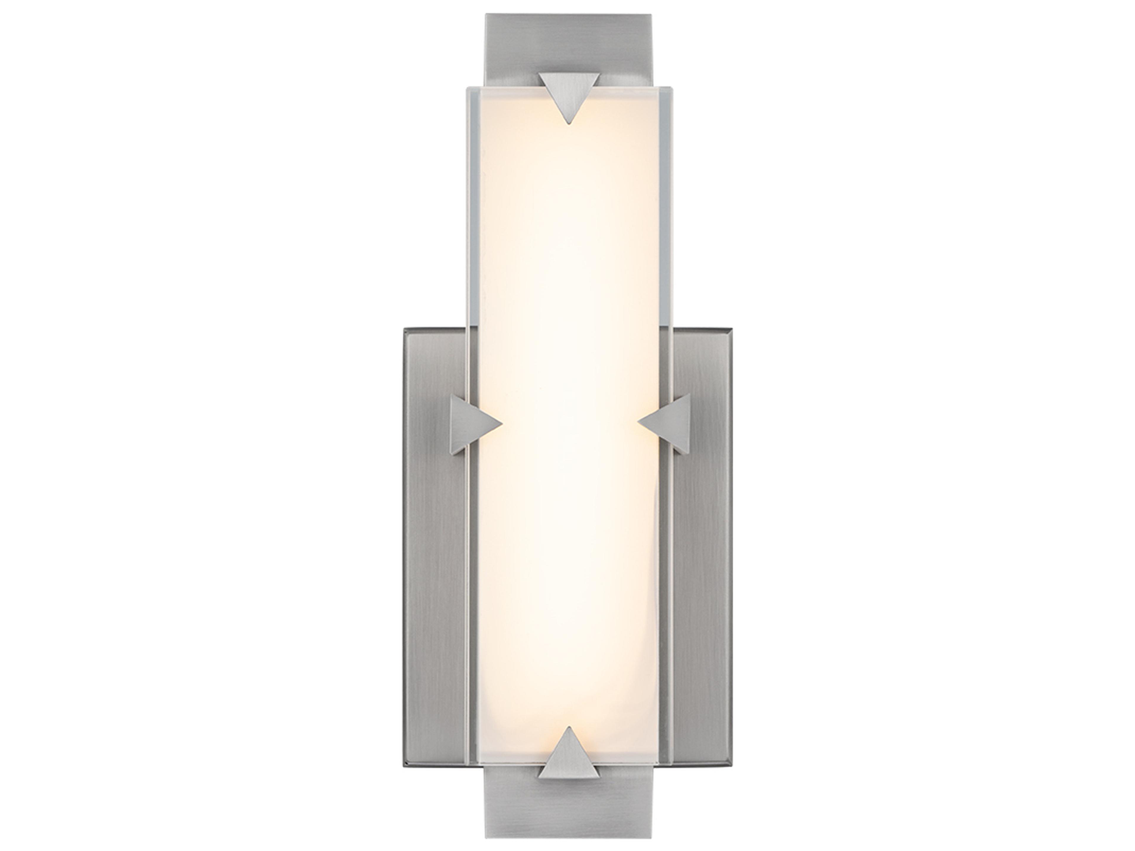Modern Forms Carlisle 1-Light Brushed Nickel Wall Sconce