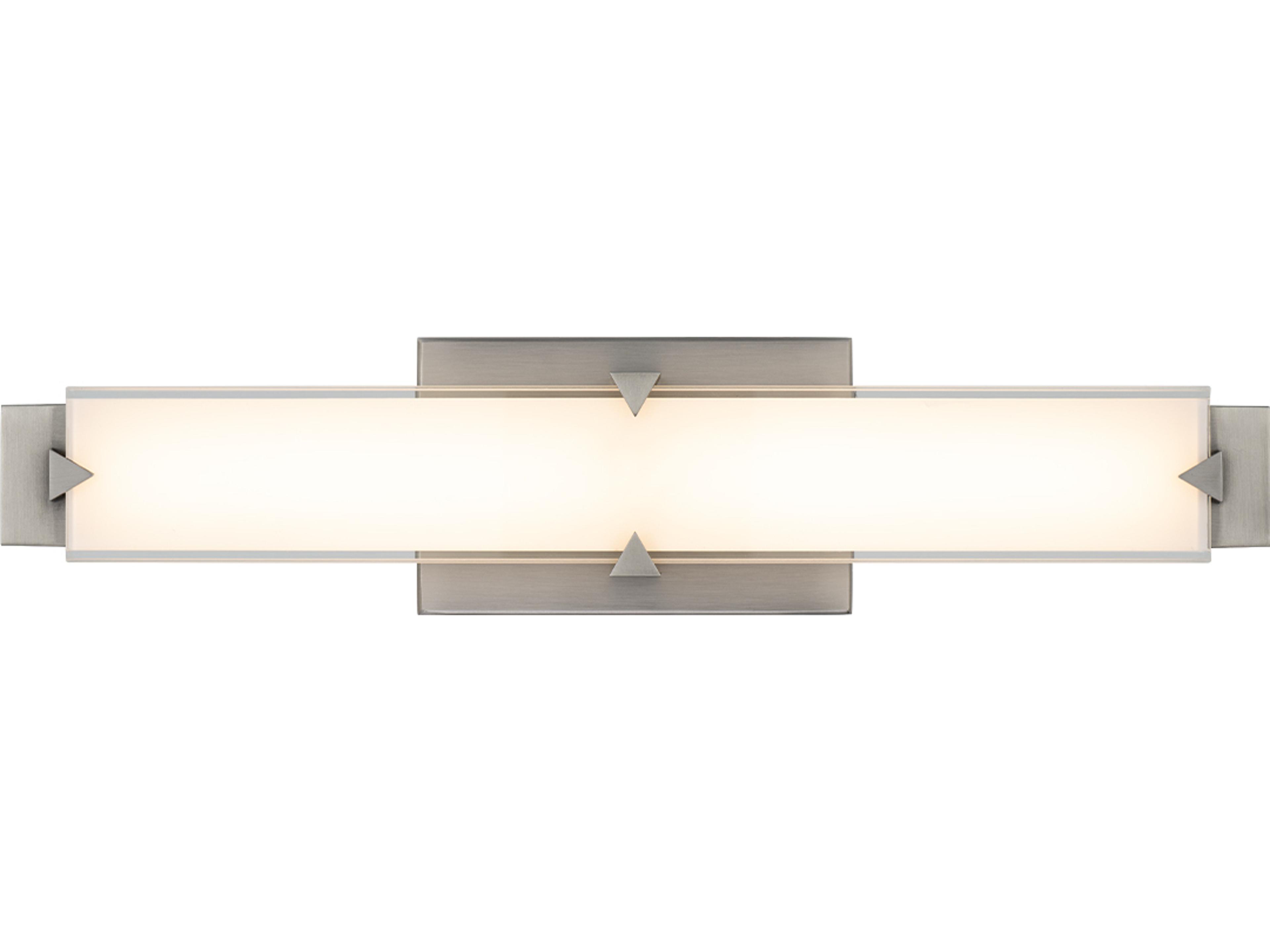 Modern Forms Carlisle 1-Light Brushed Nickel Vanity Light