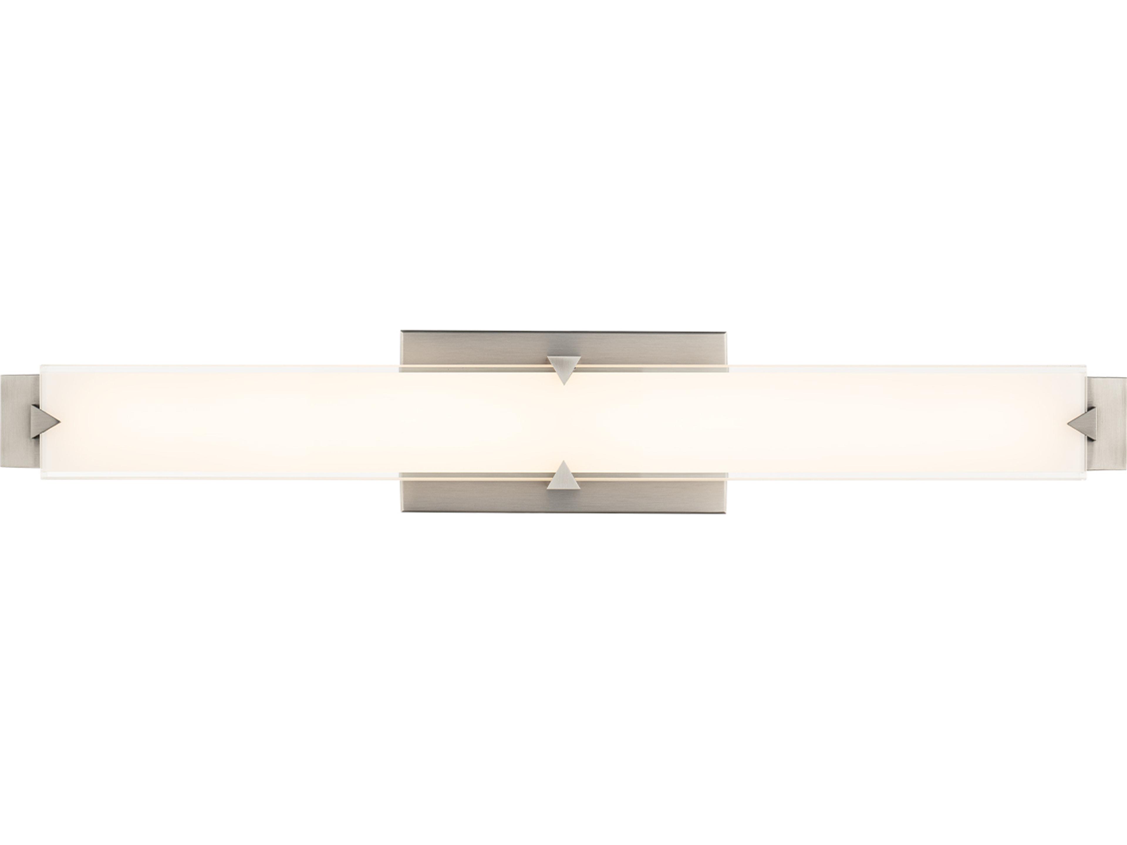 Modern Forms Carlisle 1-Light Brushed Nickel Vanity Light