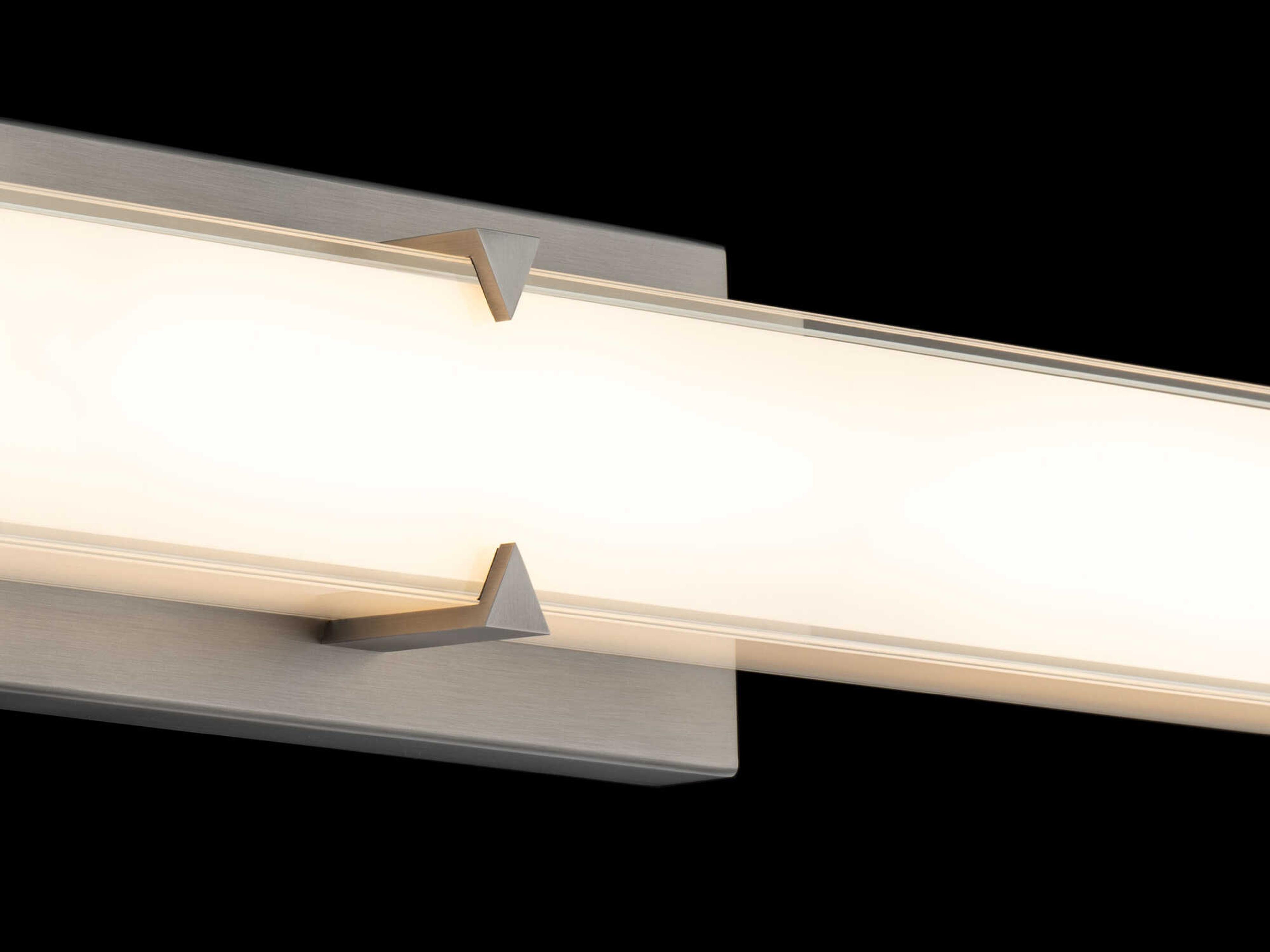 Modern Forms Carlisle 1-Light Brushed Nickel Vanity Light