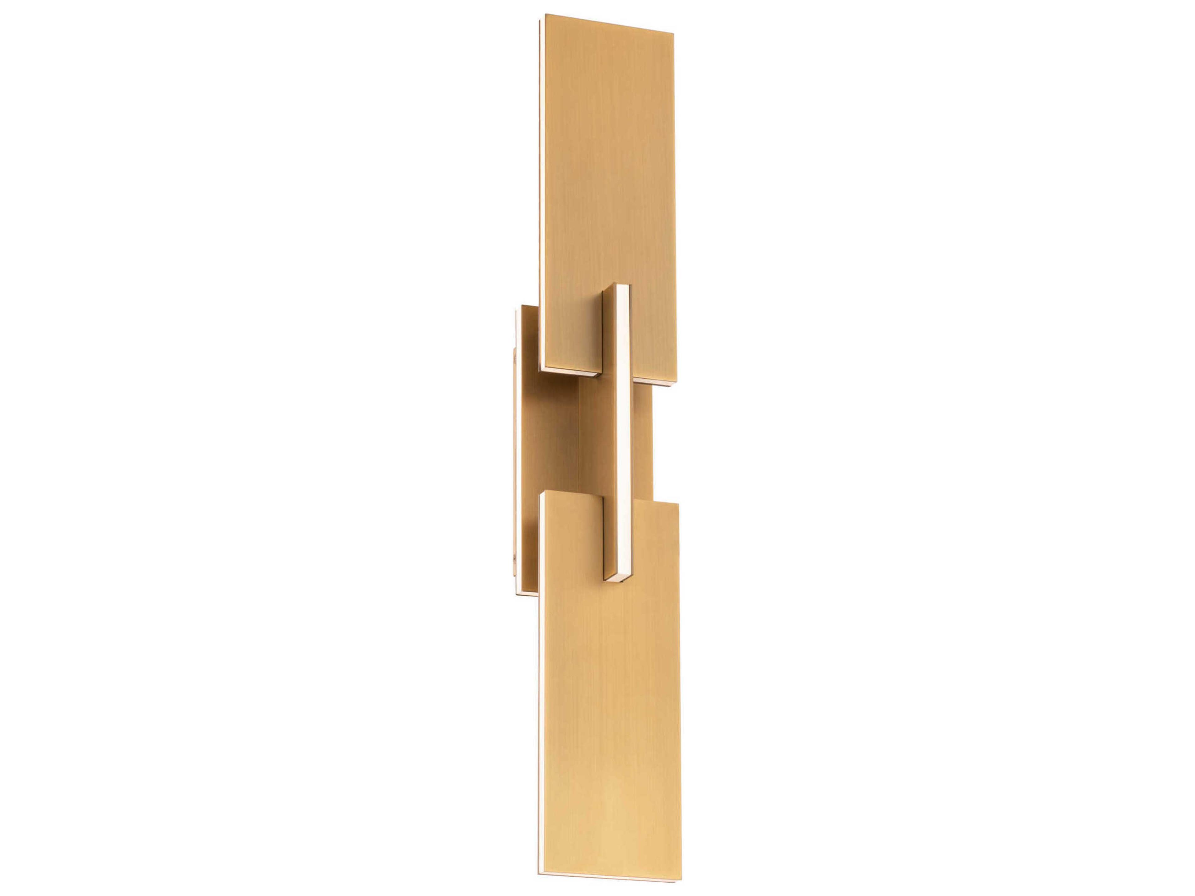 Amari Wall Sconce in Aged Brass Sculptural LED