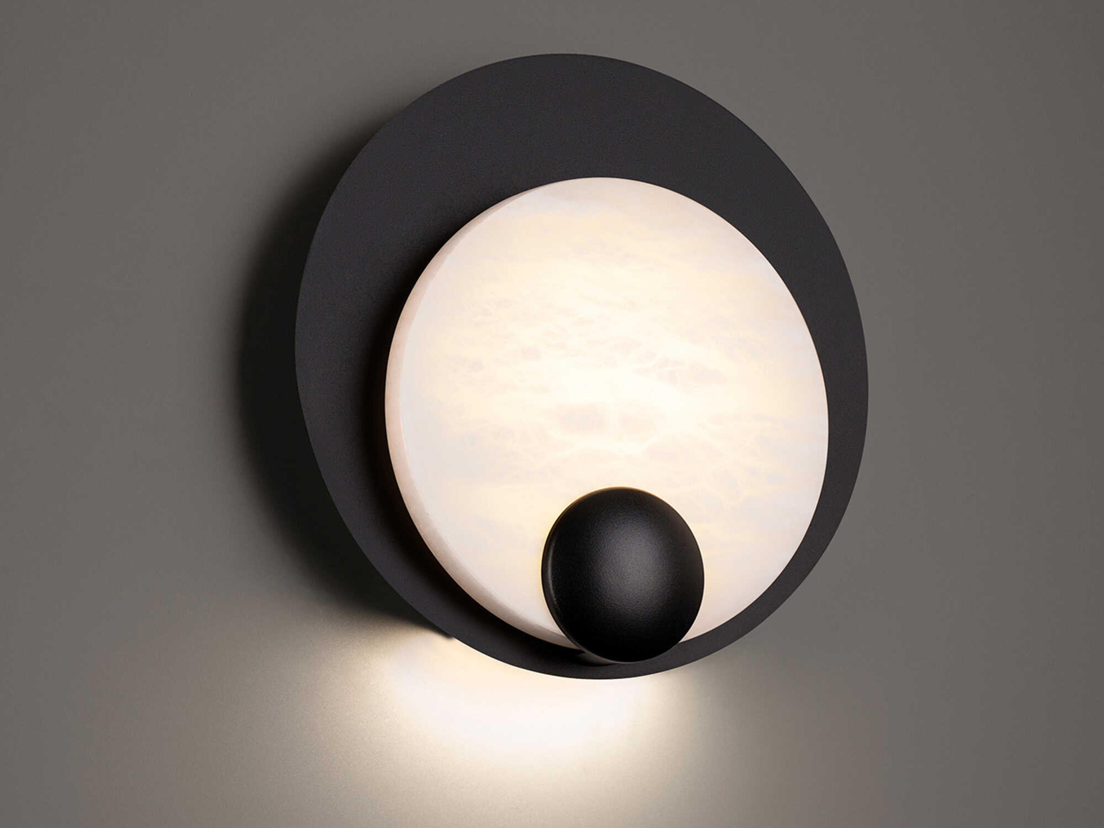 Modern Forms Rowlings 1-Light Black Glass LED Wall Sconce