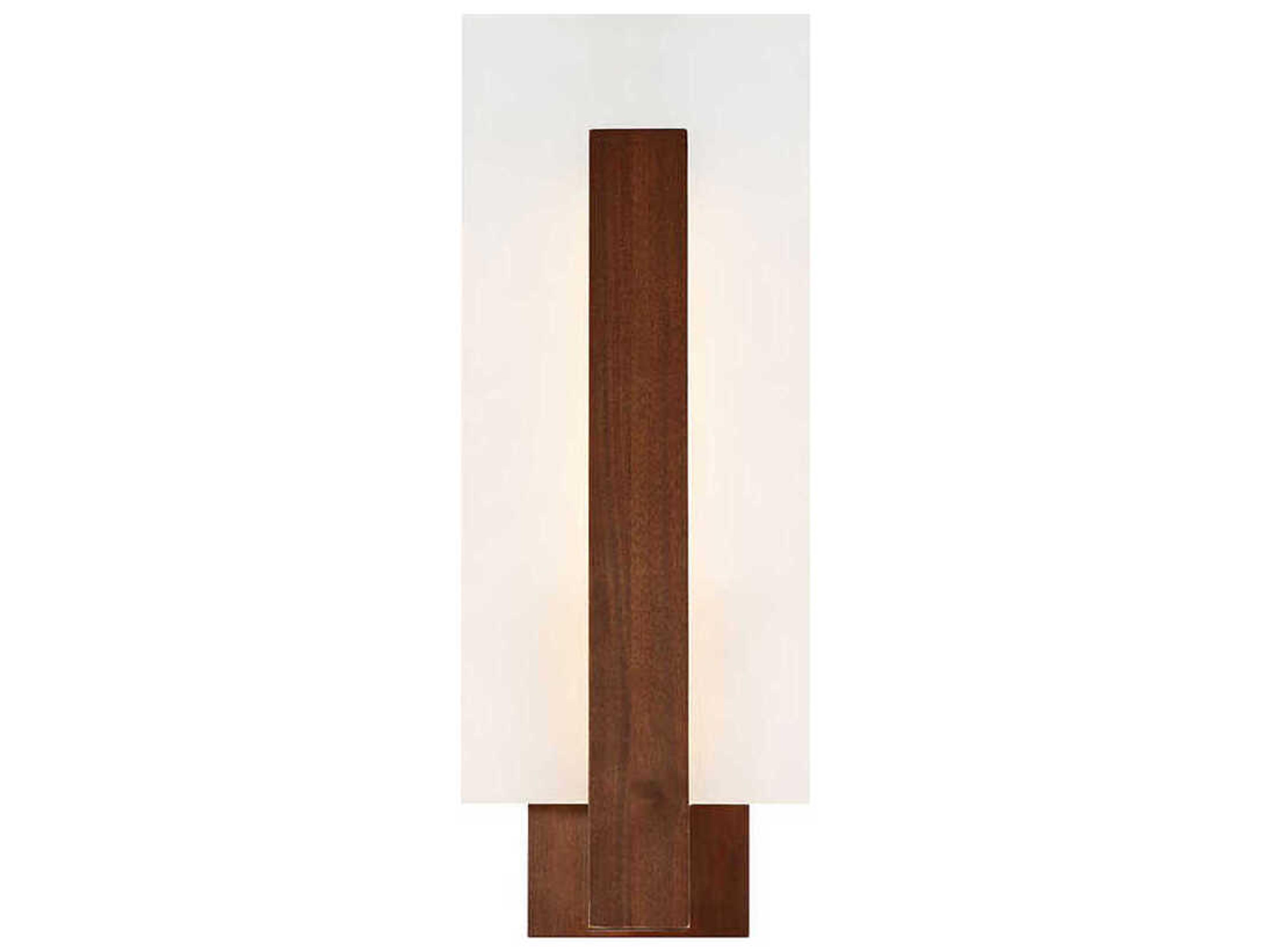 Modern Forms Stem 1-Light Dark Walnut Brown LED Wall Sconce