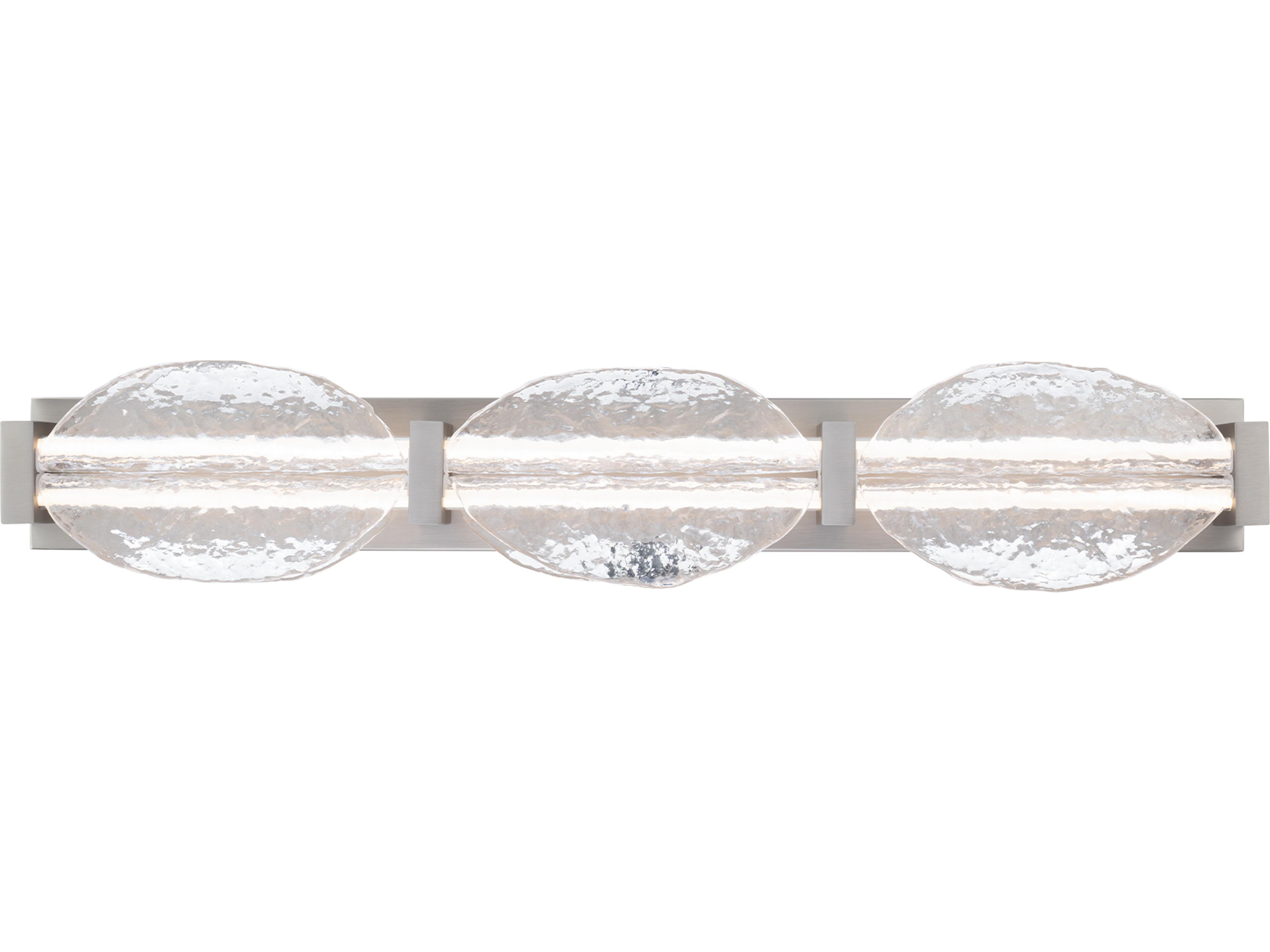 Modern Forms Deco 3-Light Brushed Nickel Vanity Light