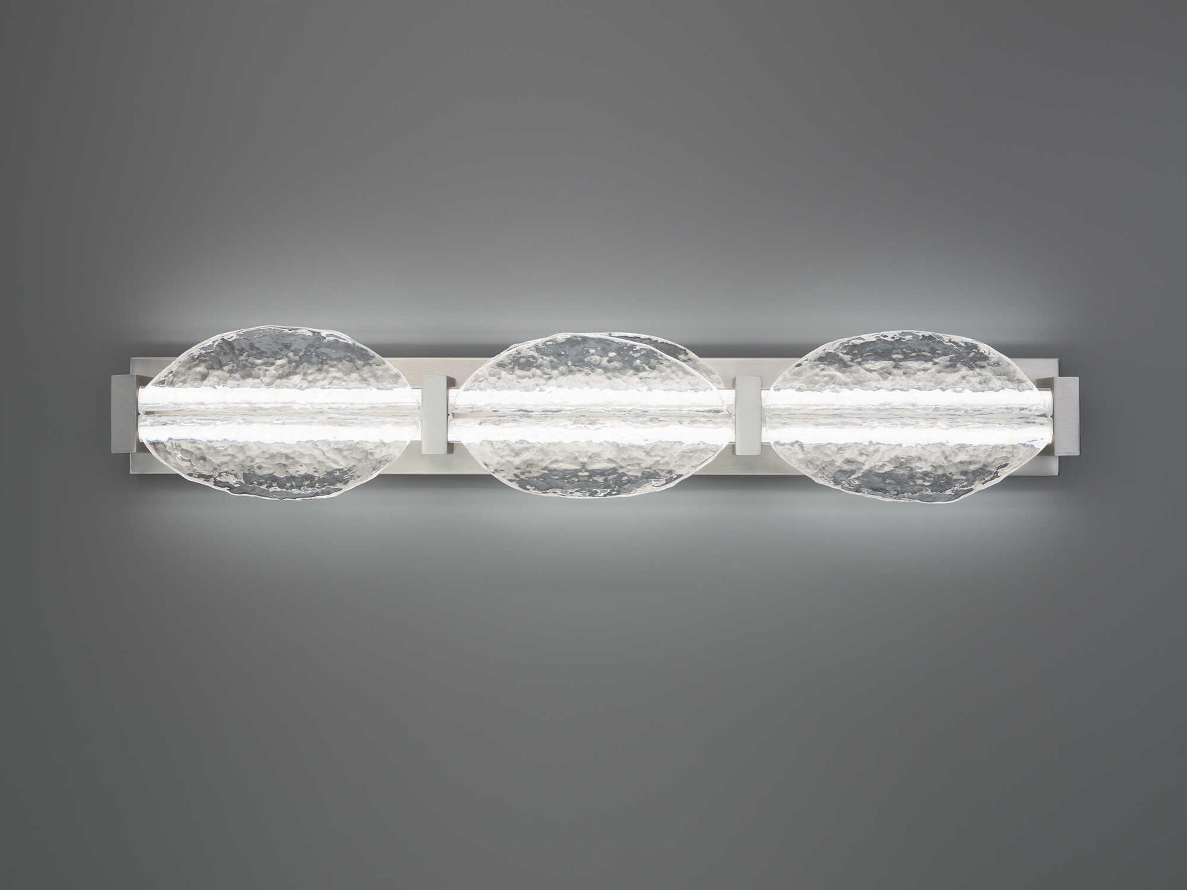 Modern Forms Deco 3-Light Brushed Nickel Vanity Light