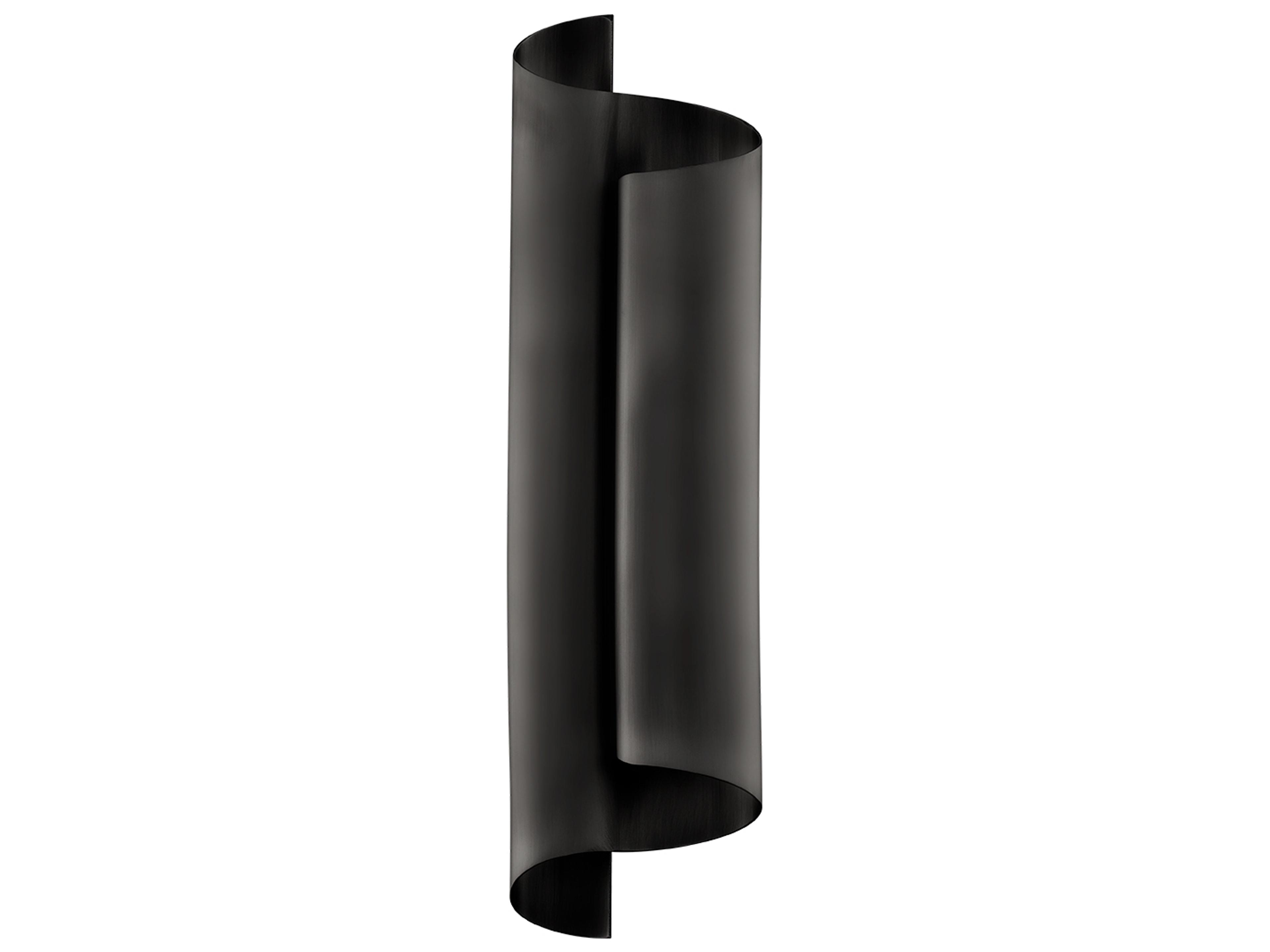 Pirouette 1-Light Black Wall Sconce