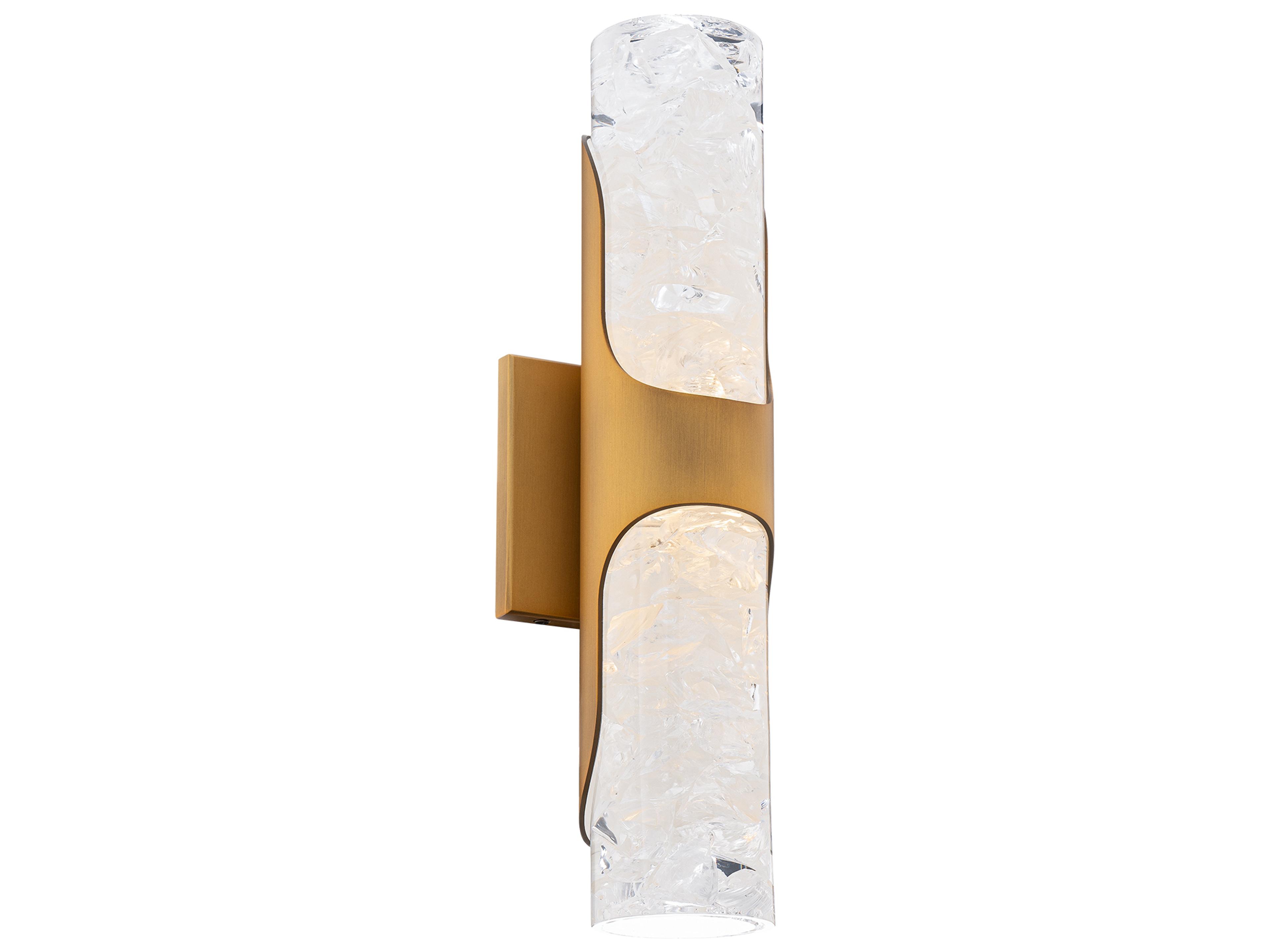 Royce 1-Light Aged Brass Wall Sconce