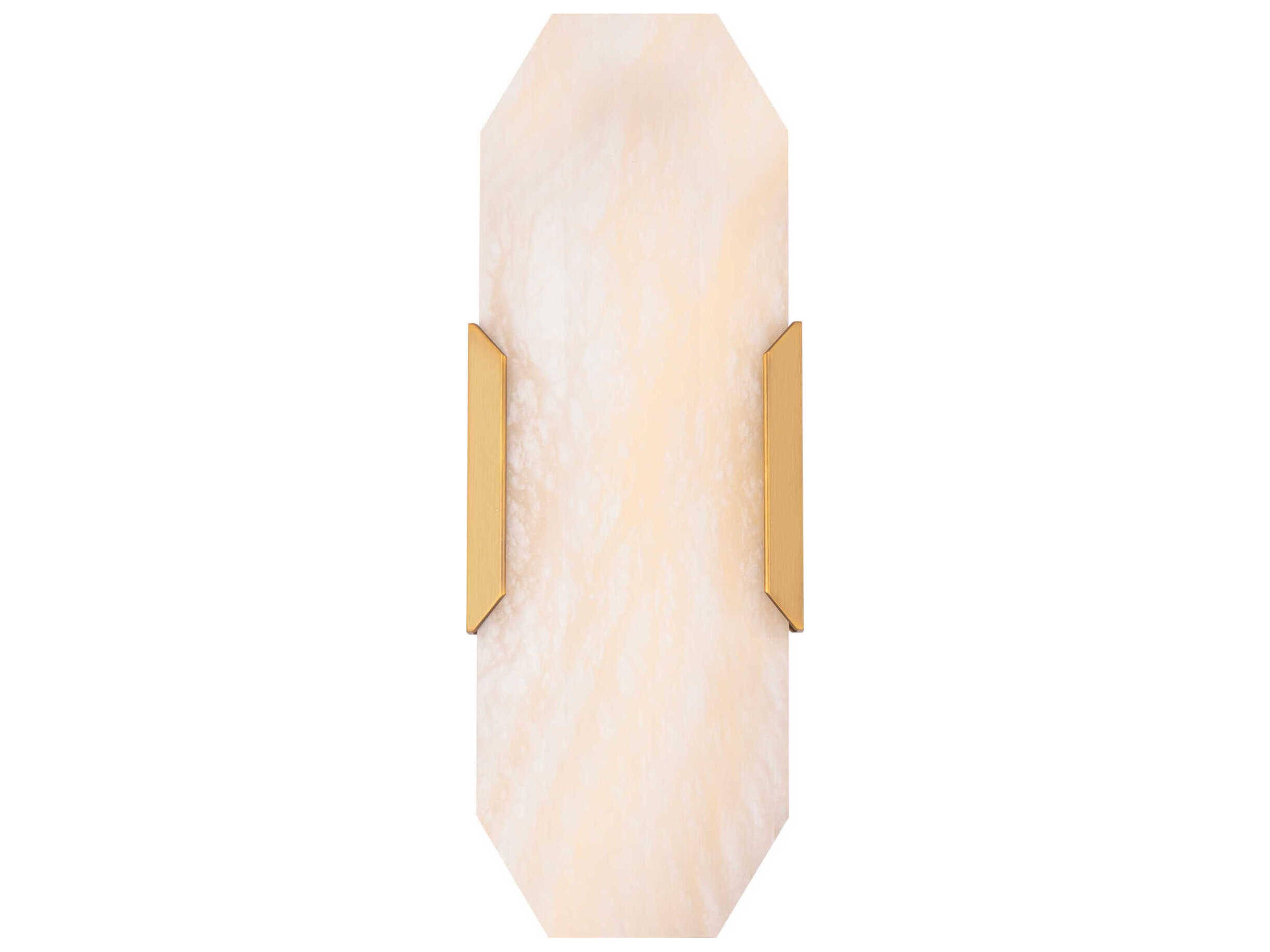 Modern Forms Toulouse 1-Light Aged Brass Glass LED Wall Sconce