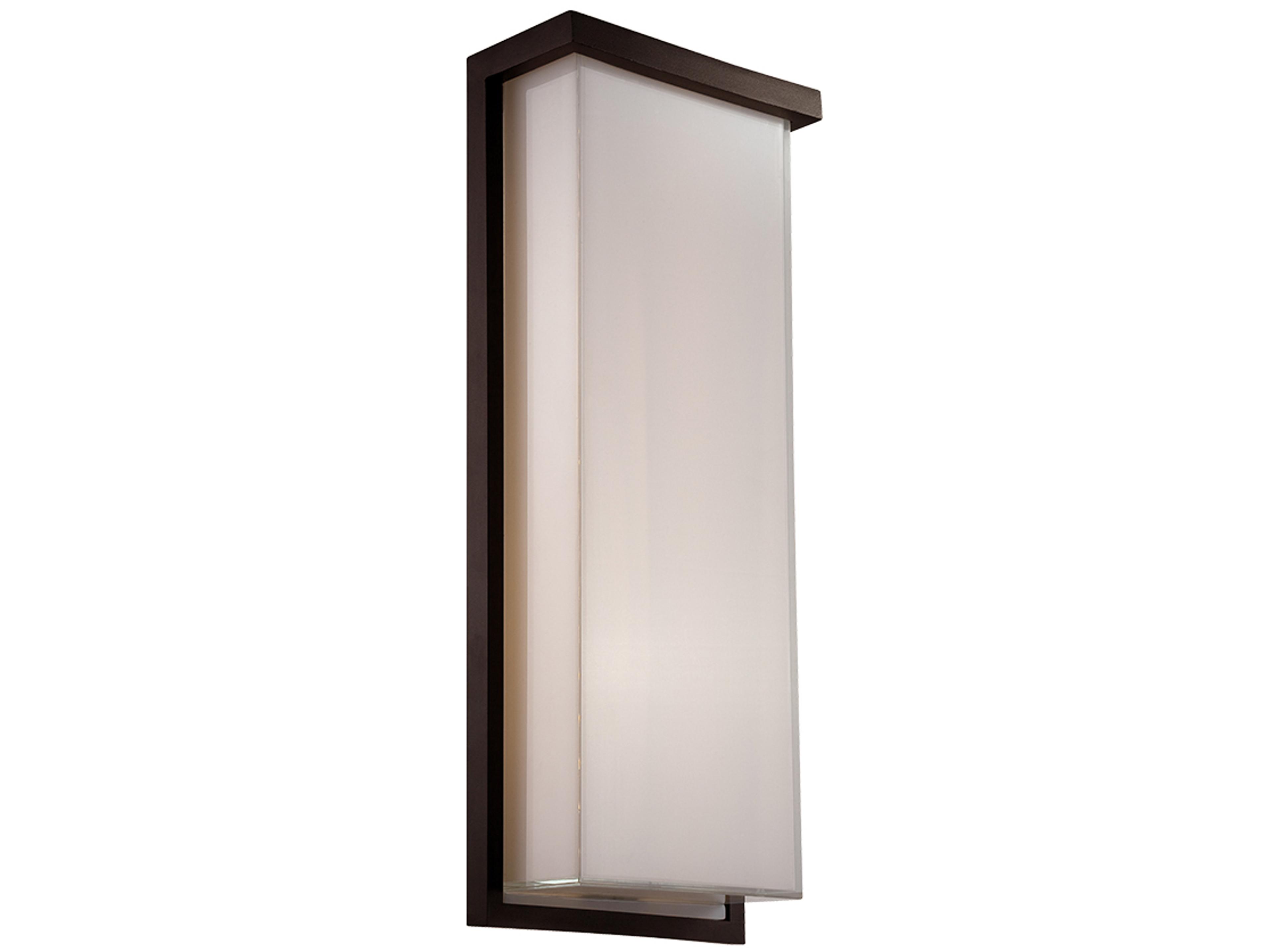 Ledge Outdoor LED Wall Sconce Bronze