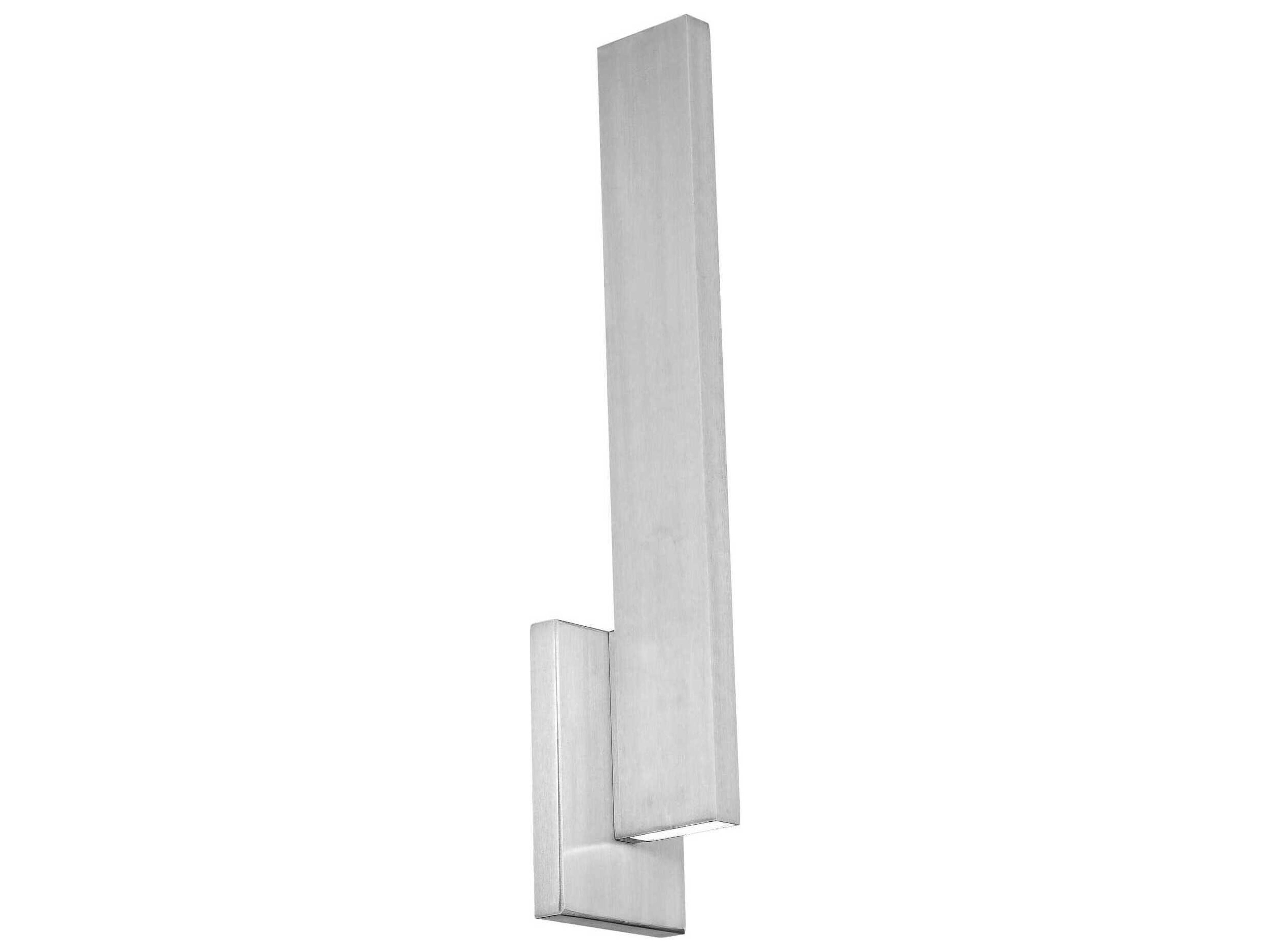 Mako LED Outdoor Wall Sconce Brushed Aluminum