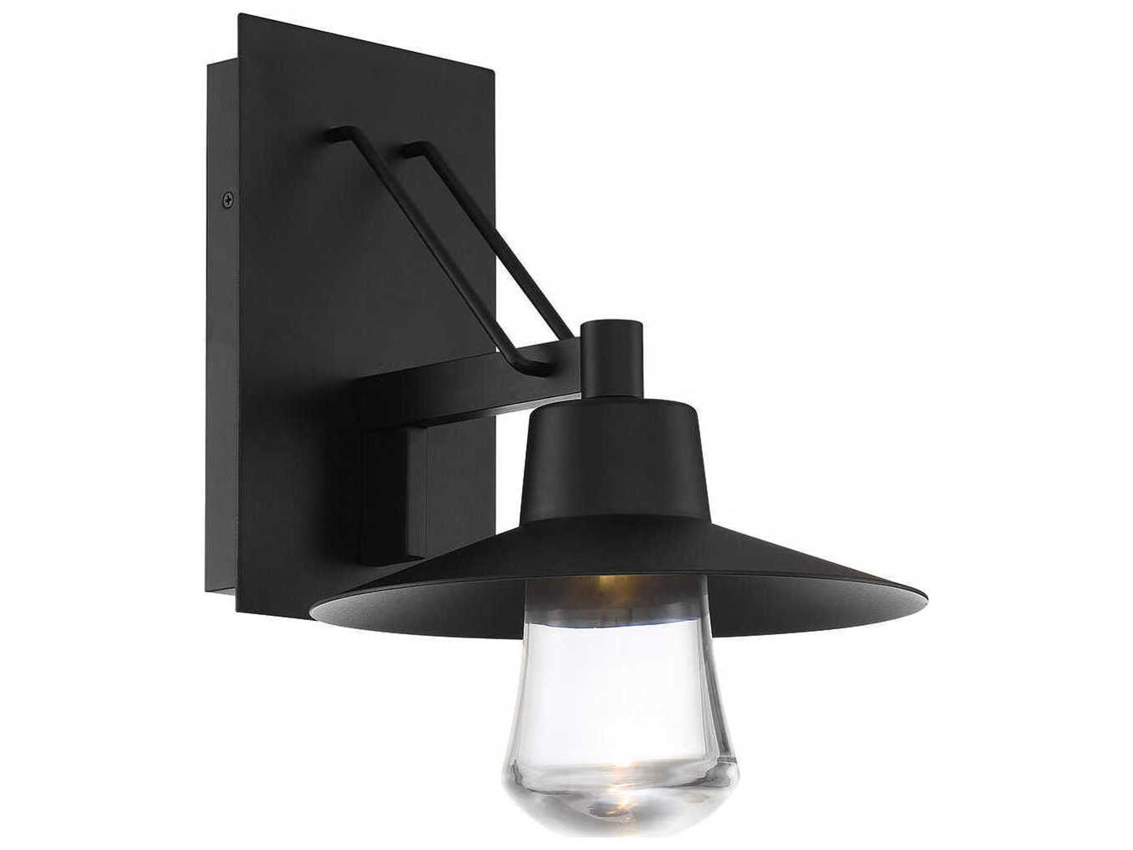 Suspense Outdoor LED Wall Sconce Black
