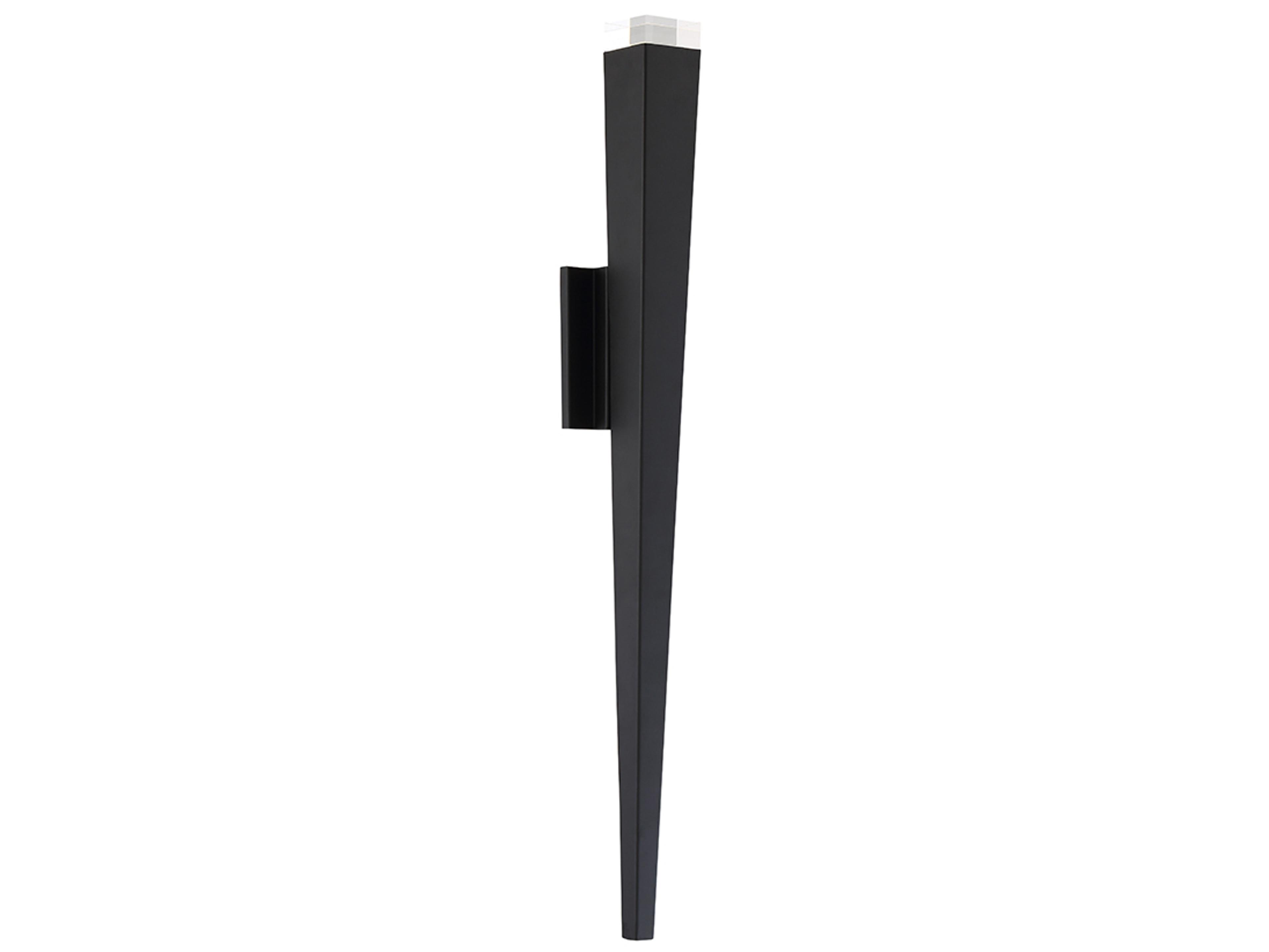 Staff Outdoor Wall Sconce 32 Inch LED Black