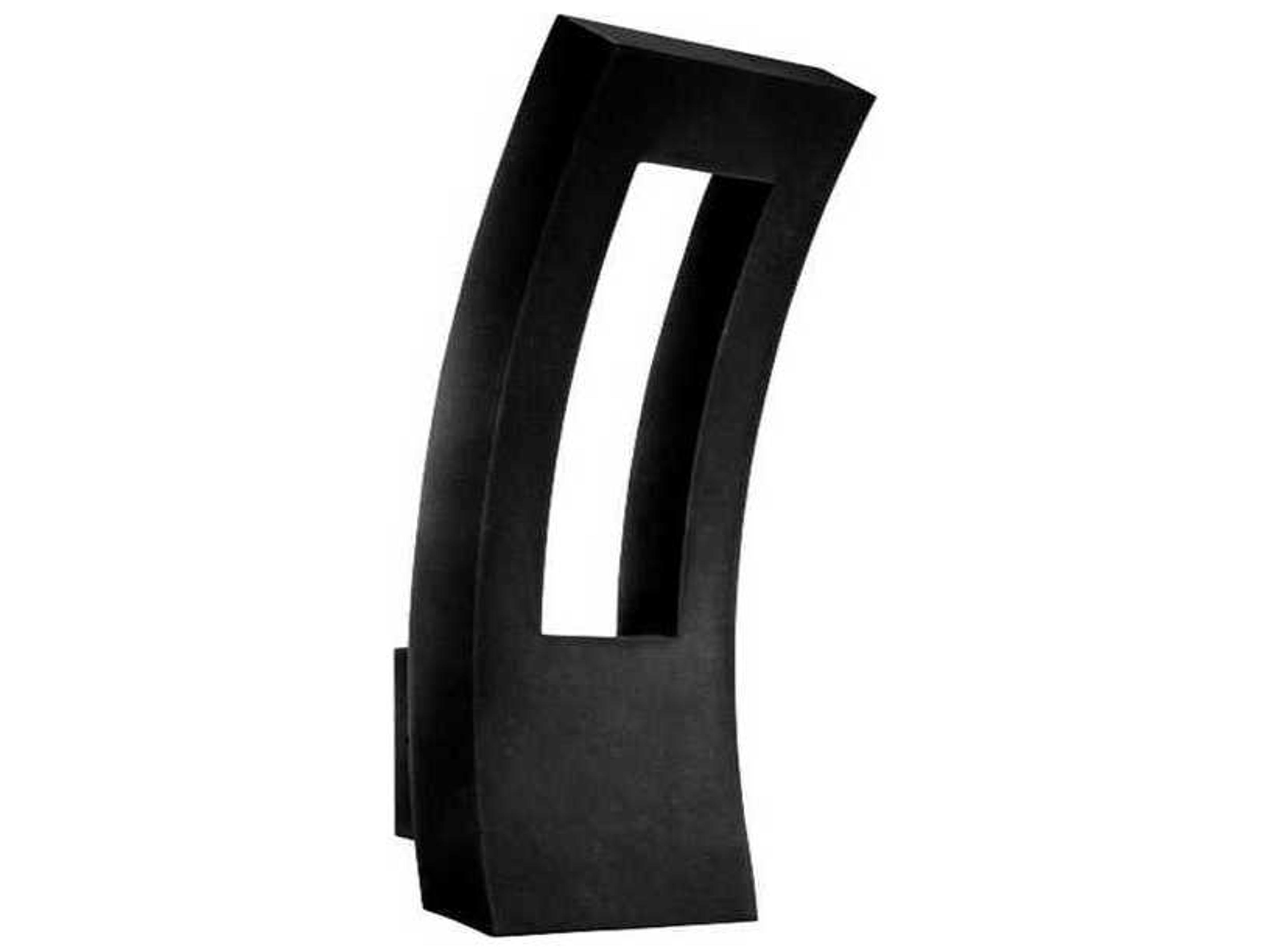 Dawn Outdoor Wall Light in Black
