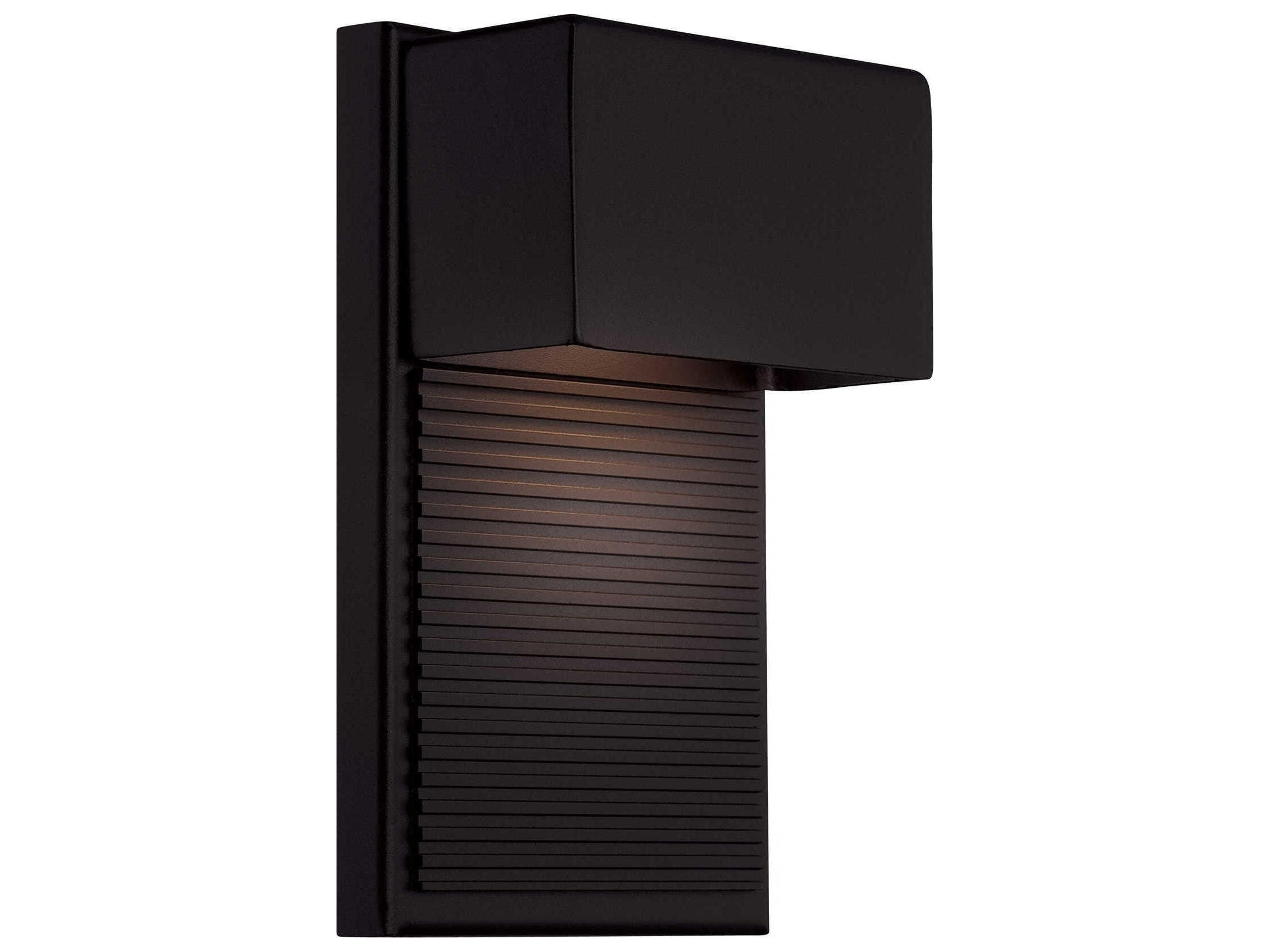 Hiline Outdoor Wall Light Black LED