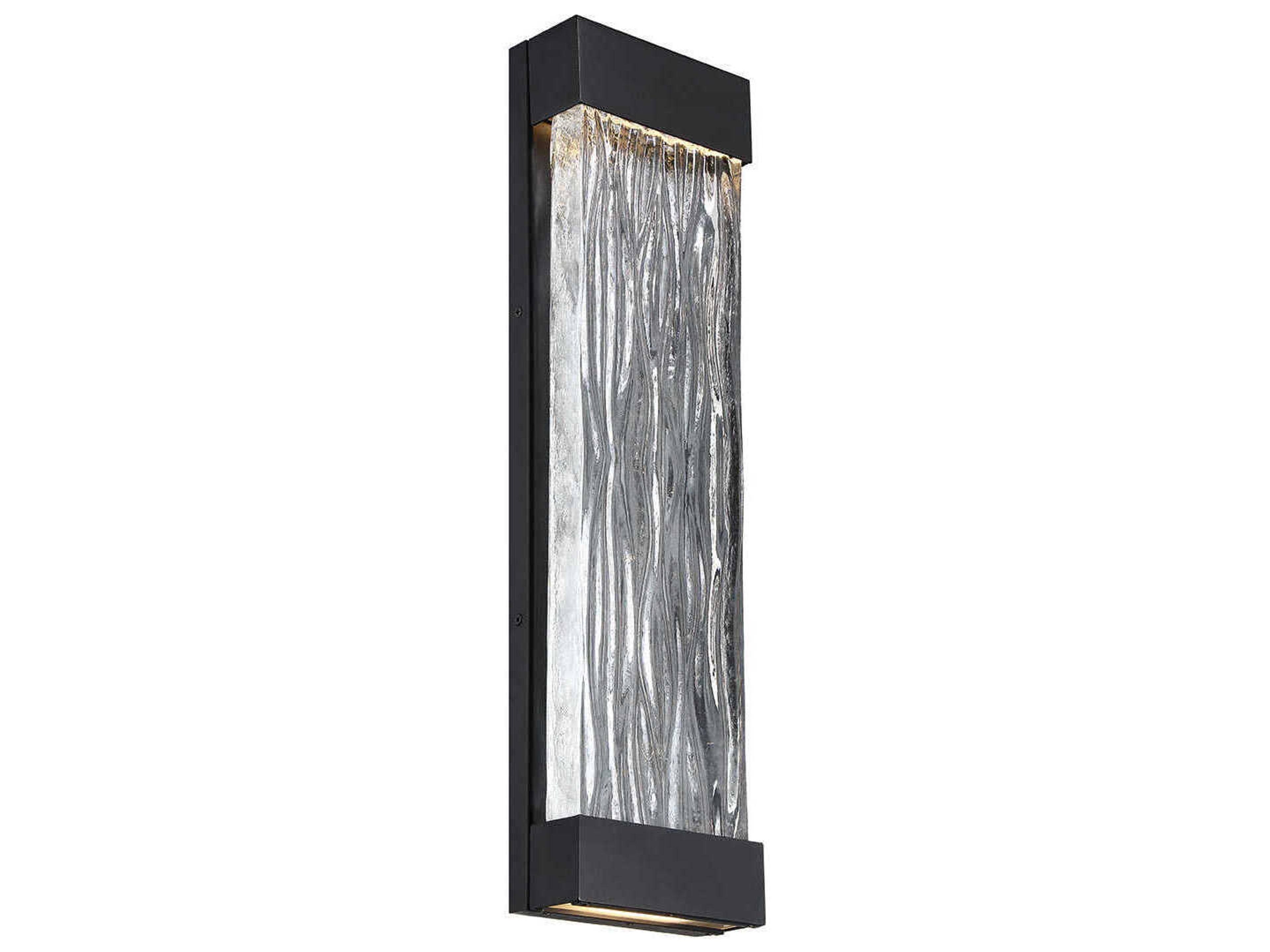 Fathom LED Outdoor Wall Light in Black