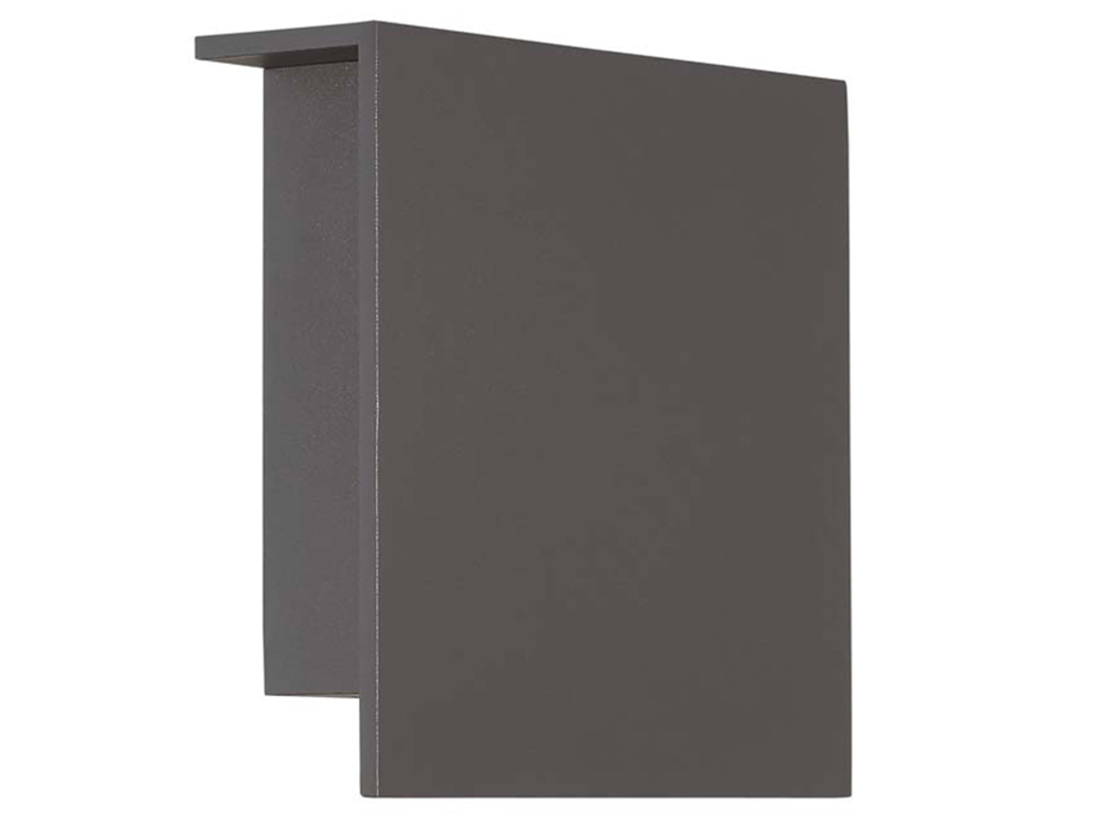 Square Outdoor LED Wall Sconce Bronze