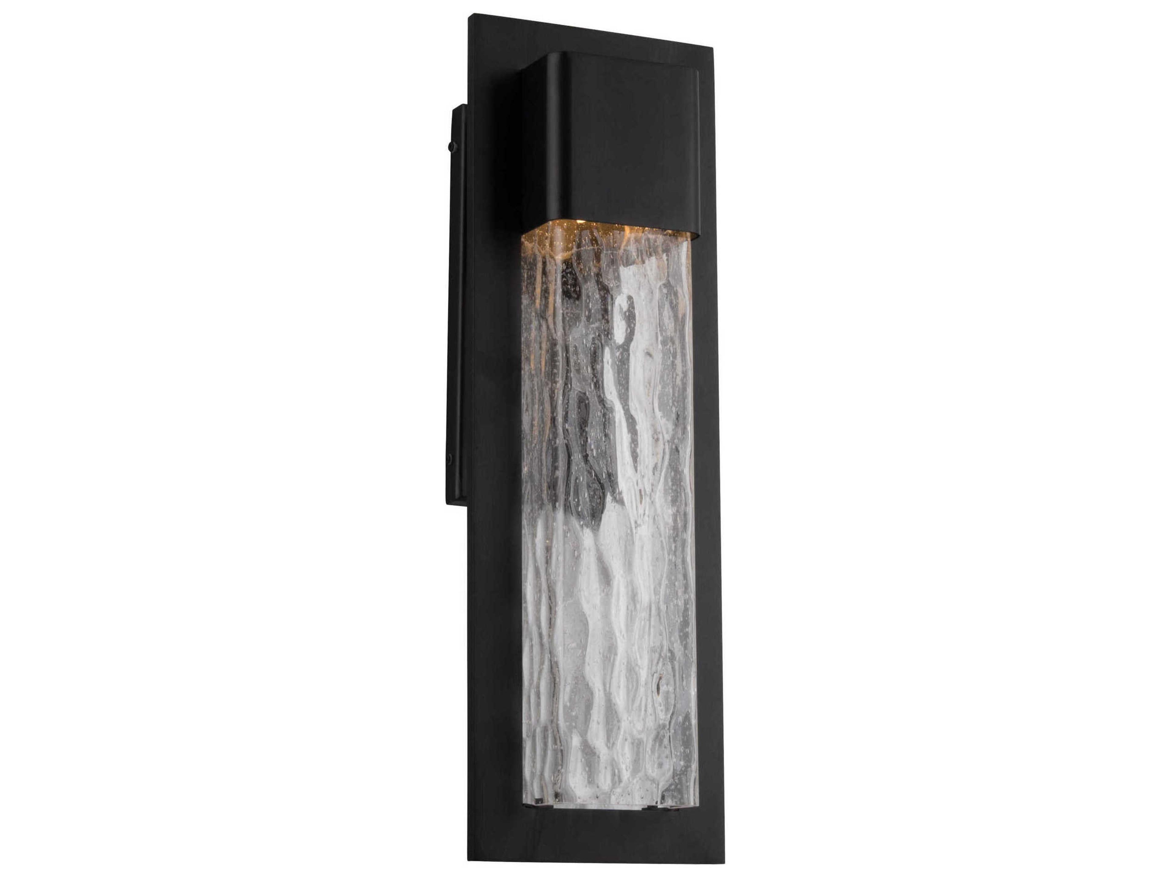 Mist Outdoor Wall Sconce Black