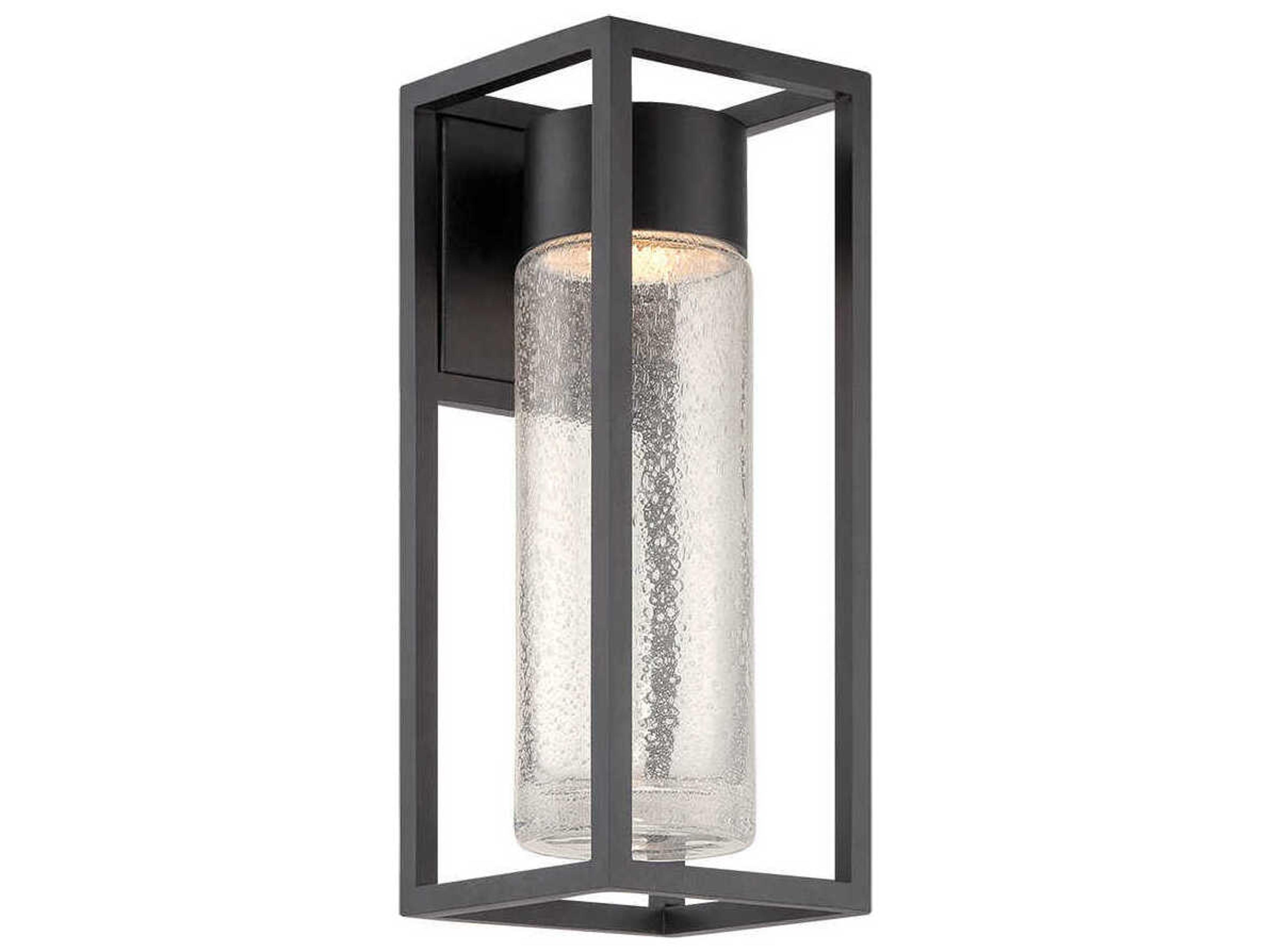 Structure Outdoor LED Wall Sconce Black