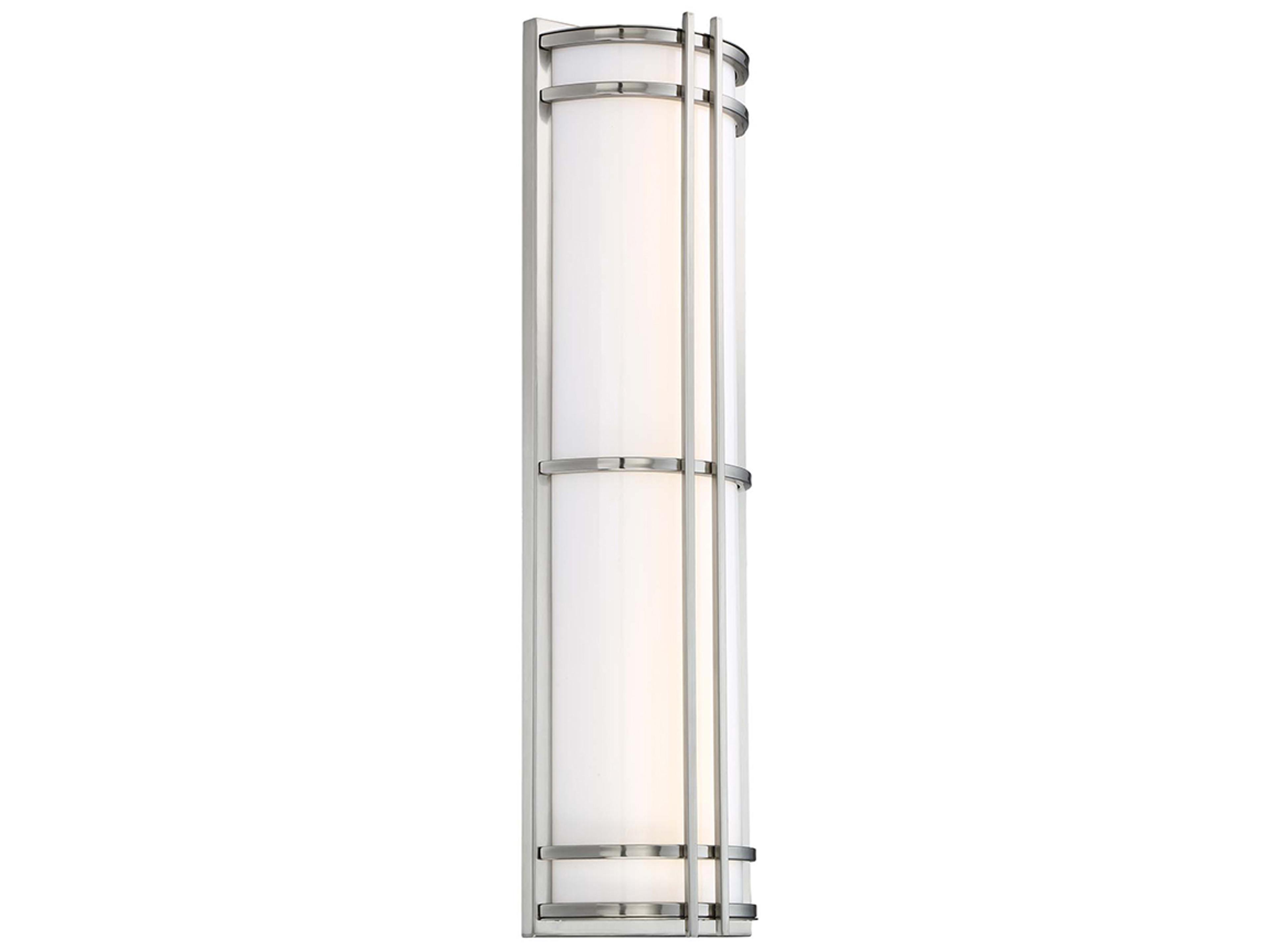 Skyscraper Outdoor Wall Sconce Stainless Steel
