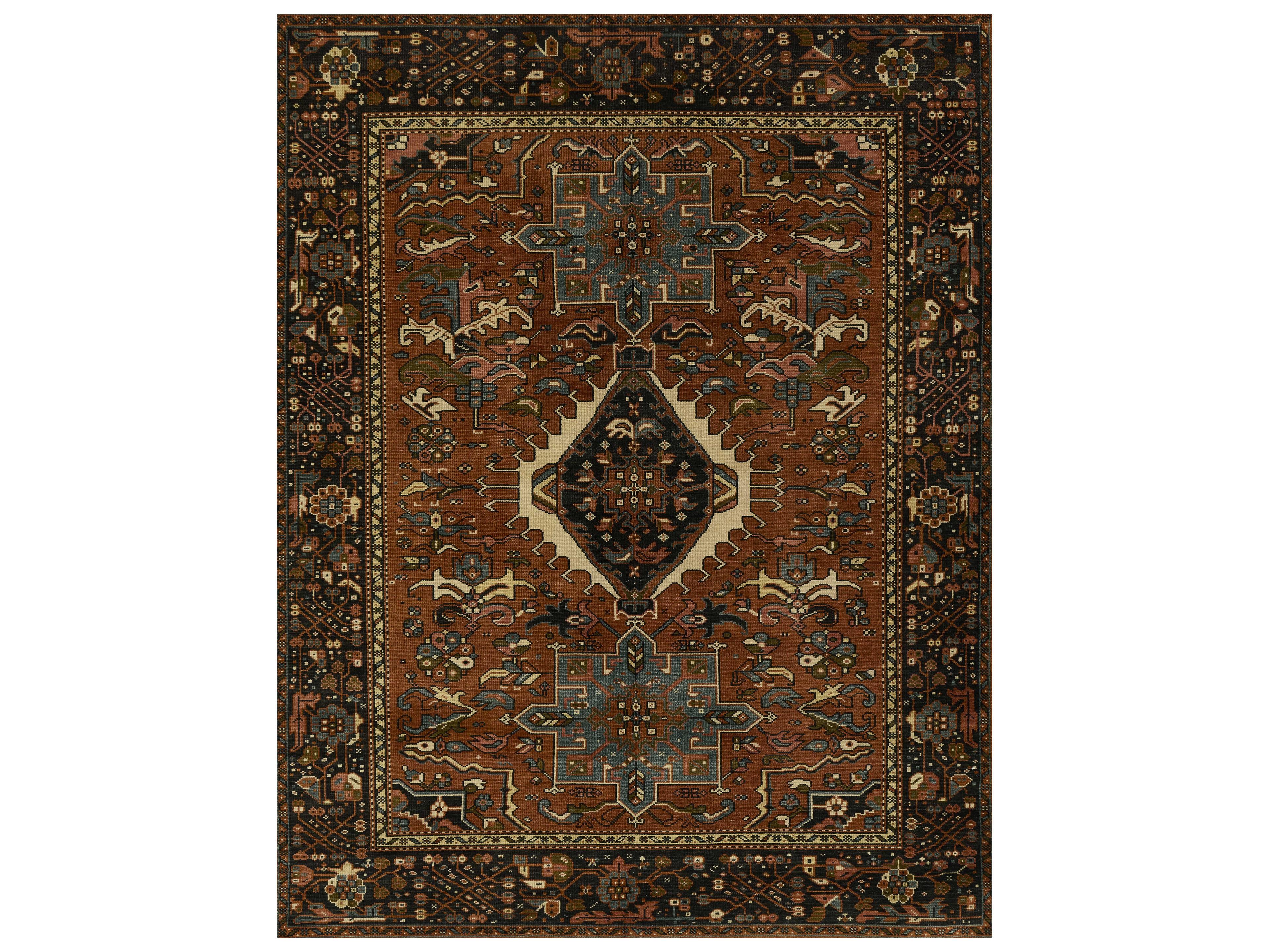 Karajeh Bordered Runner Area Rug